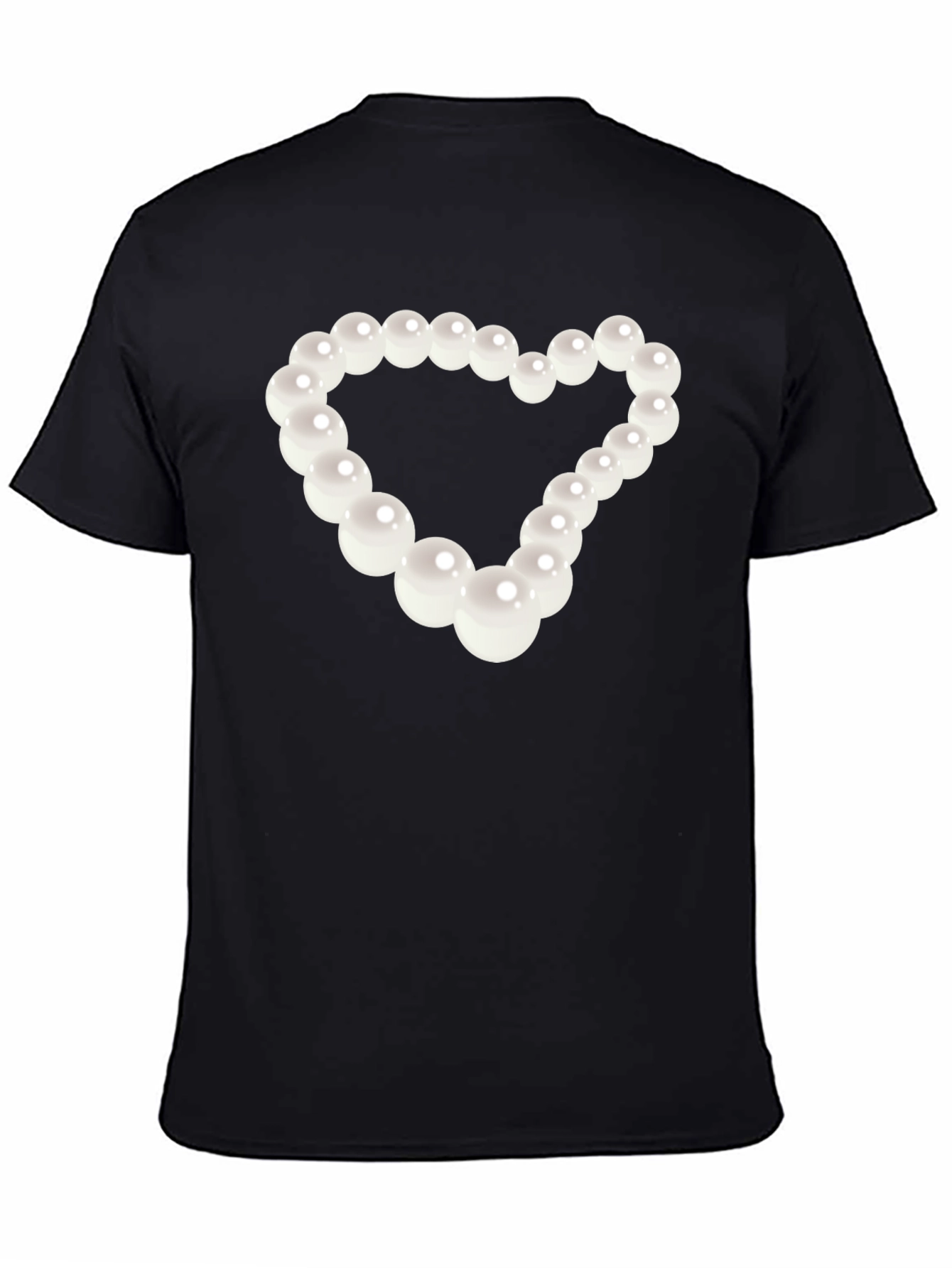 Black Pearl Heart Graphic Tee view 4