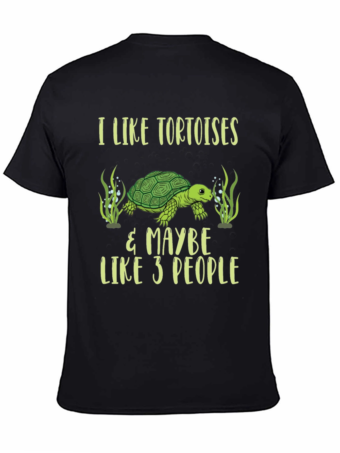 Black Tortoise Lover Graphic T-Shirt view 4