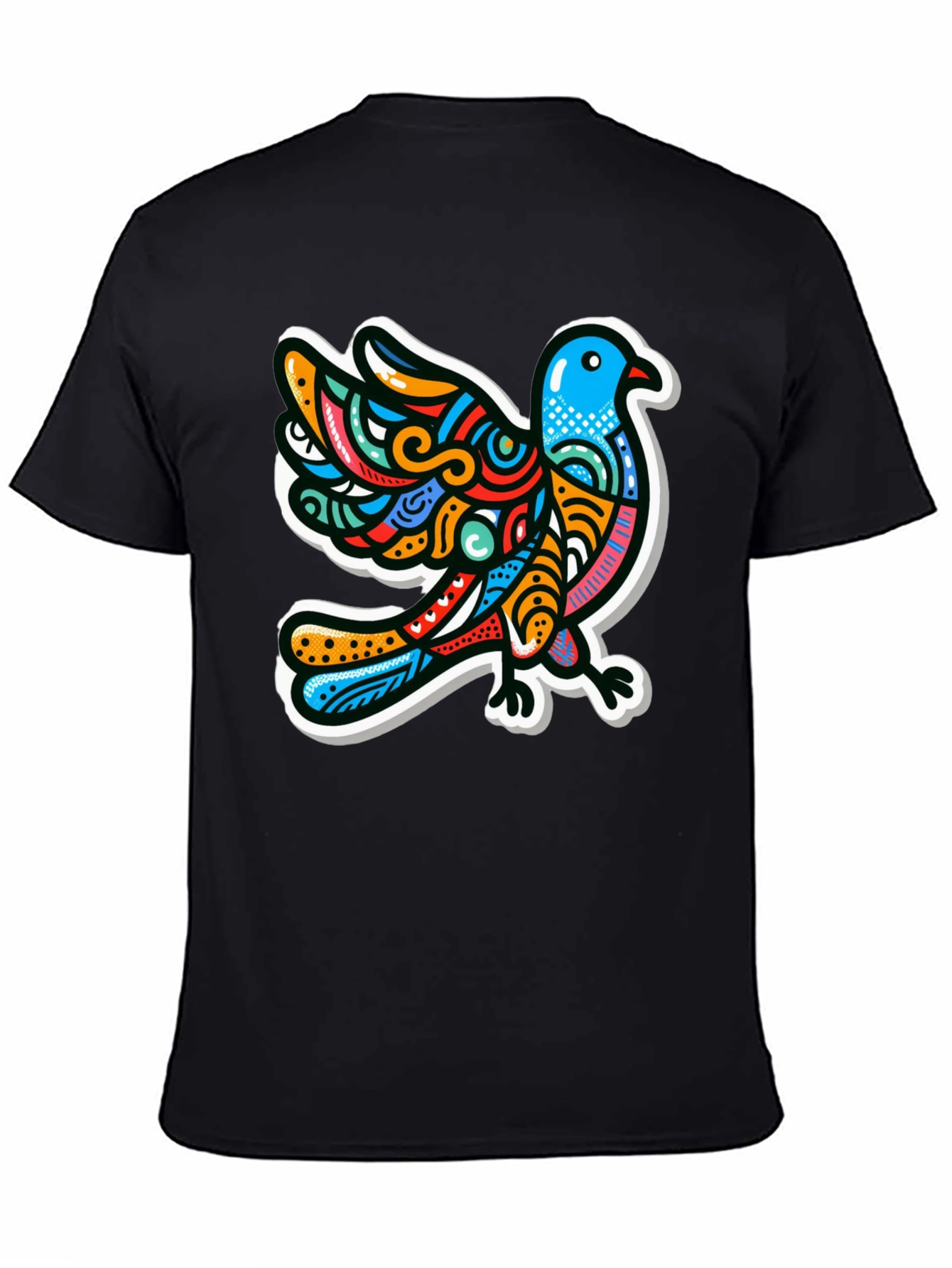 Black Dove Graphic Print T-Shirt view 4