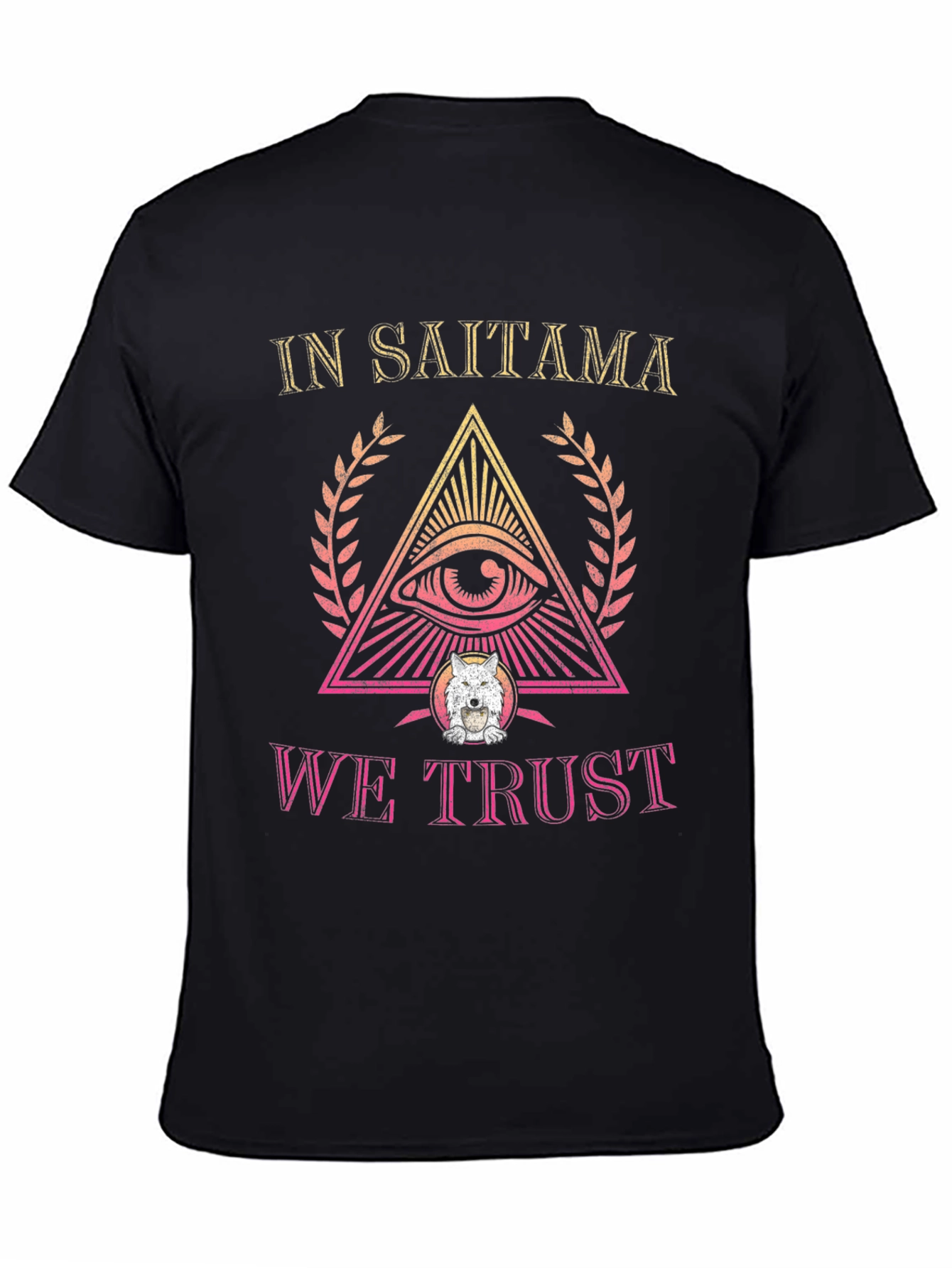 Black In Saitama We Trust Graphic Tee view 4