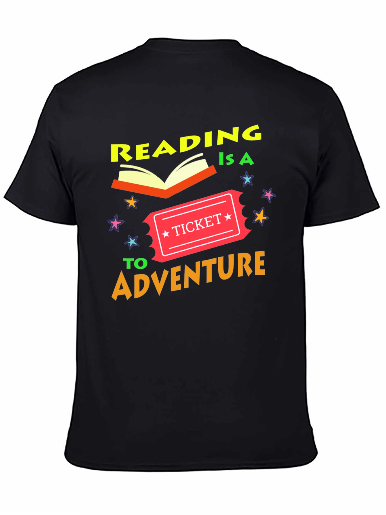 Reading is a Ticket to Adventure T-Shirt - 4