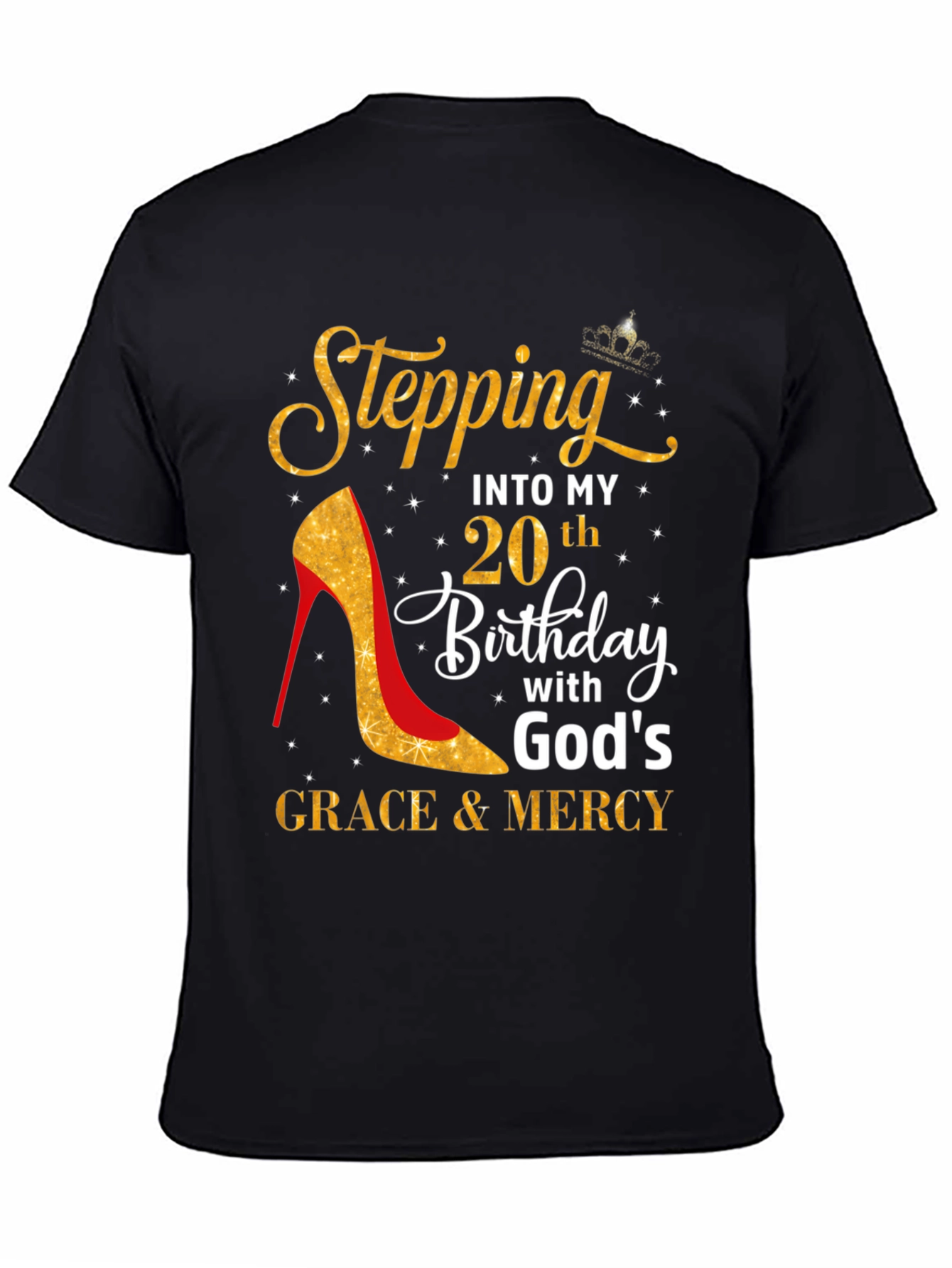 Stepping Into My 20th Birthday T-Shirt - 4