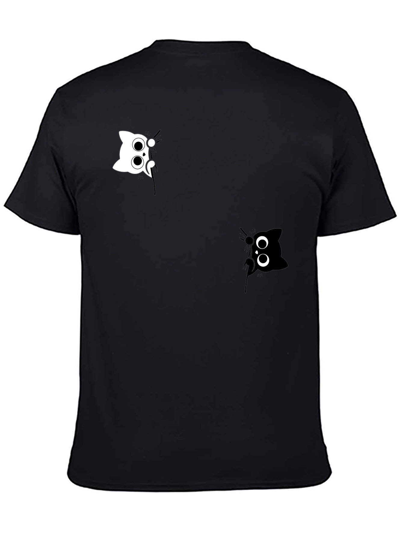 Black Black Cat Peekaboo Graphic Tee view 4
