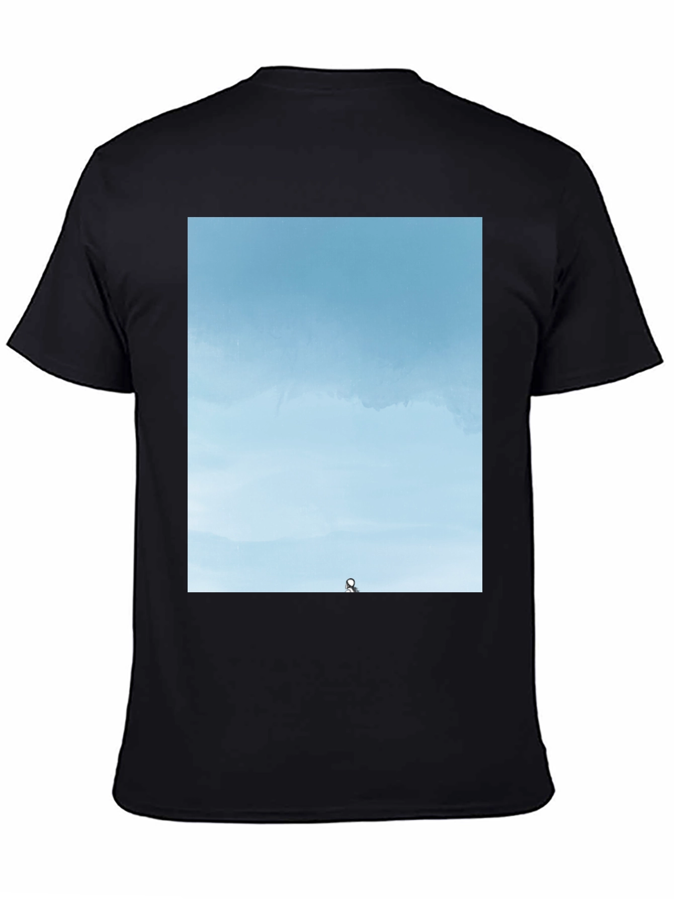Black Sky View Graphic Tee - Soft Cotton Blend view 4