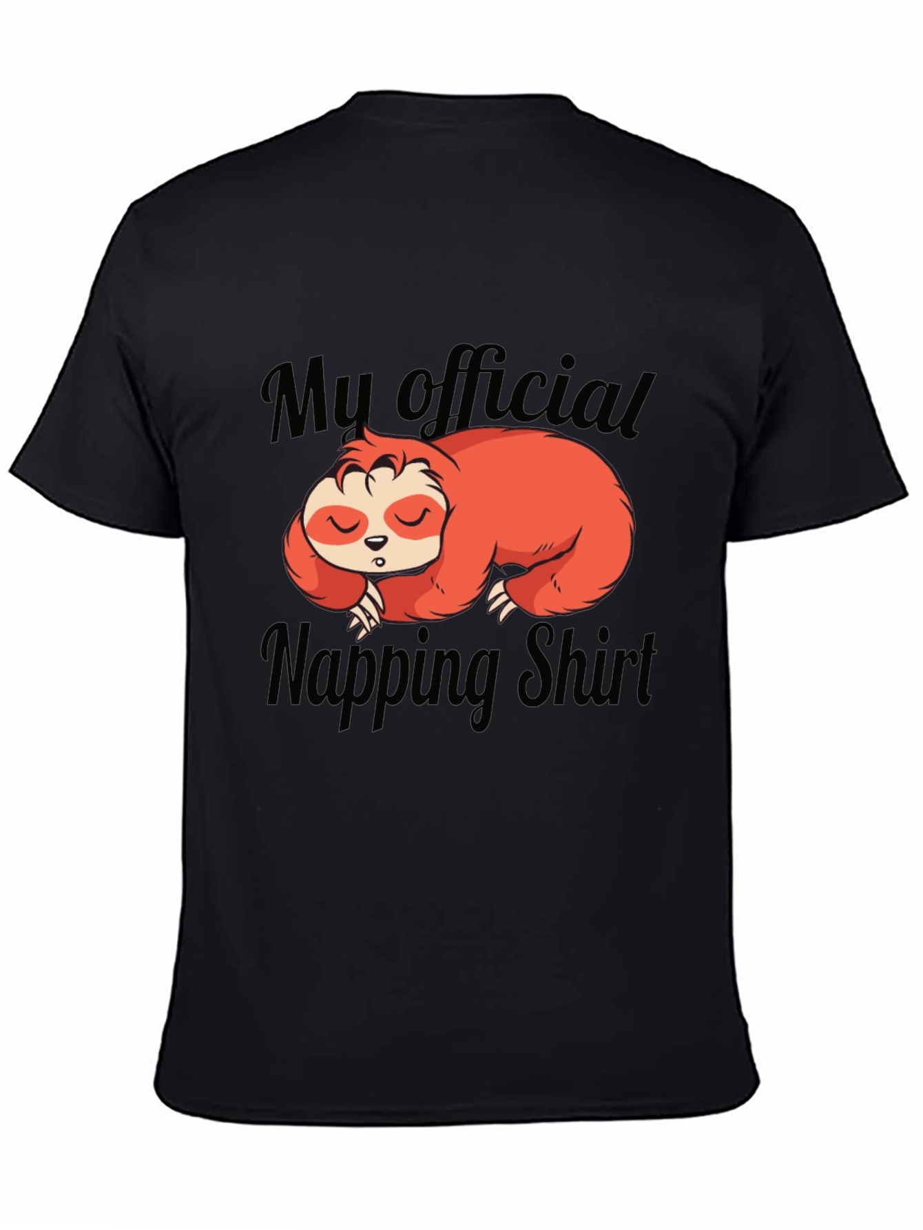 My Official Napping Shirt Sloth Graphic Tee - 4