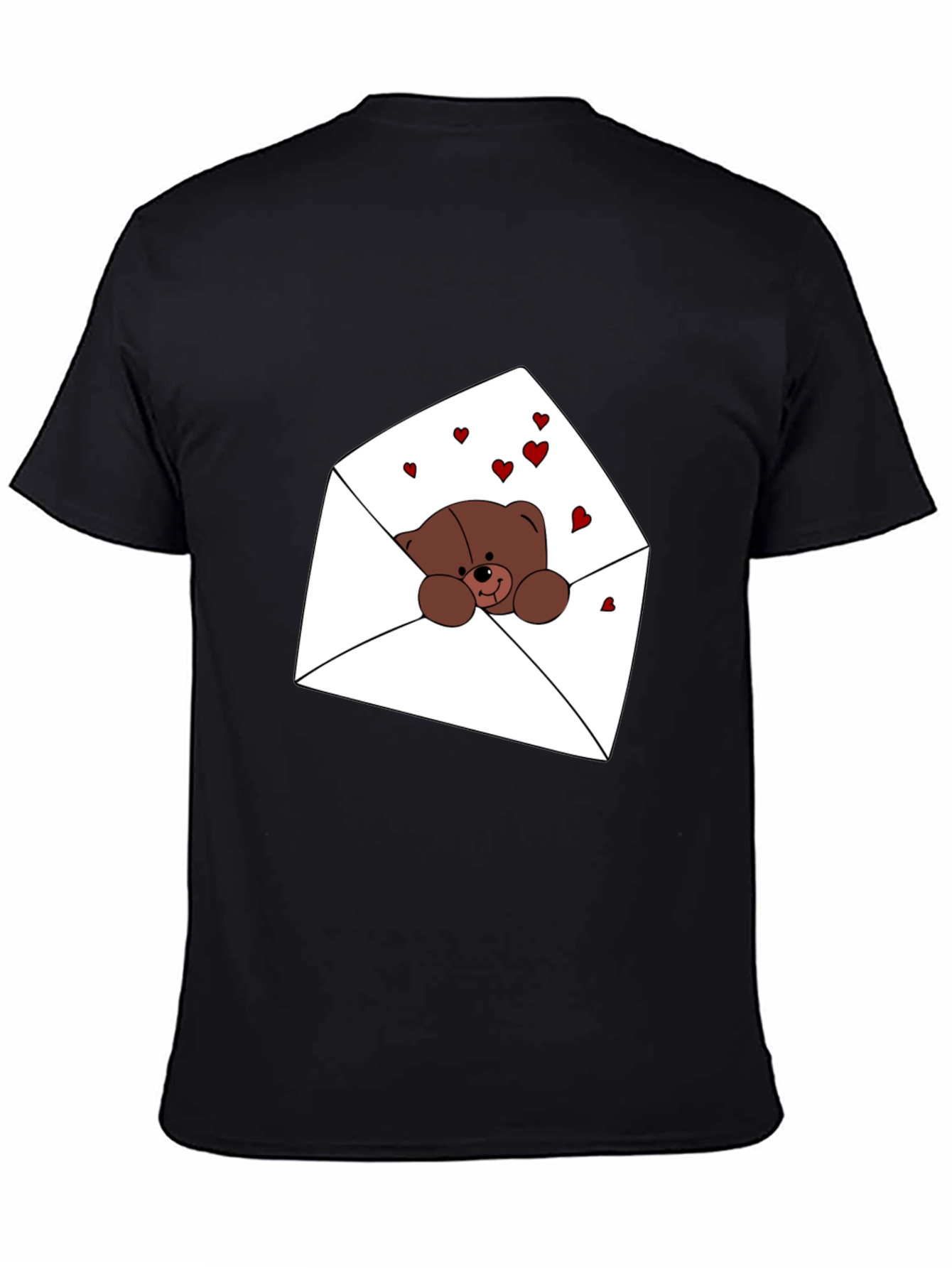 Black Bear Hugs T-Shirt view 4