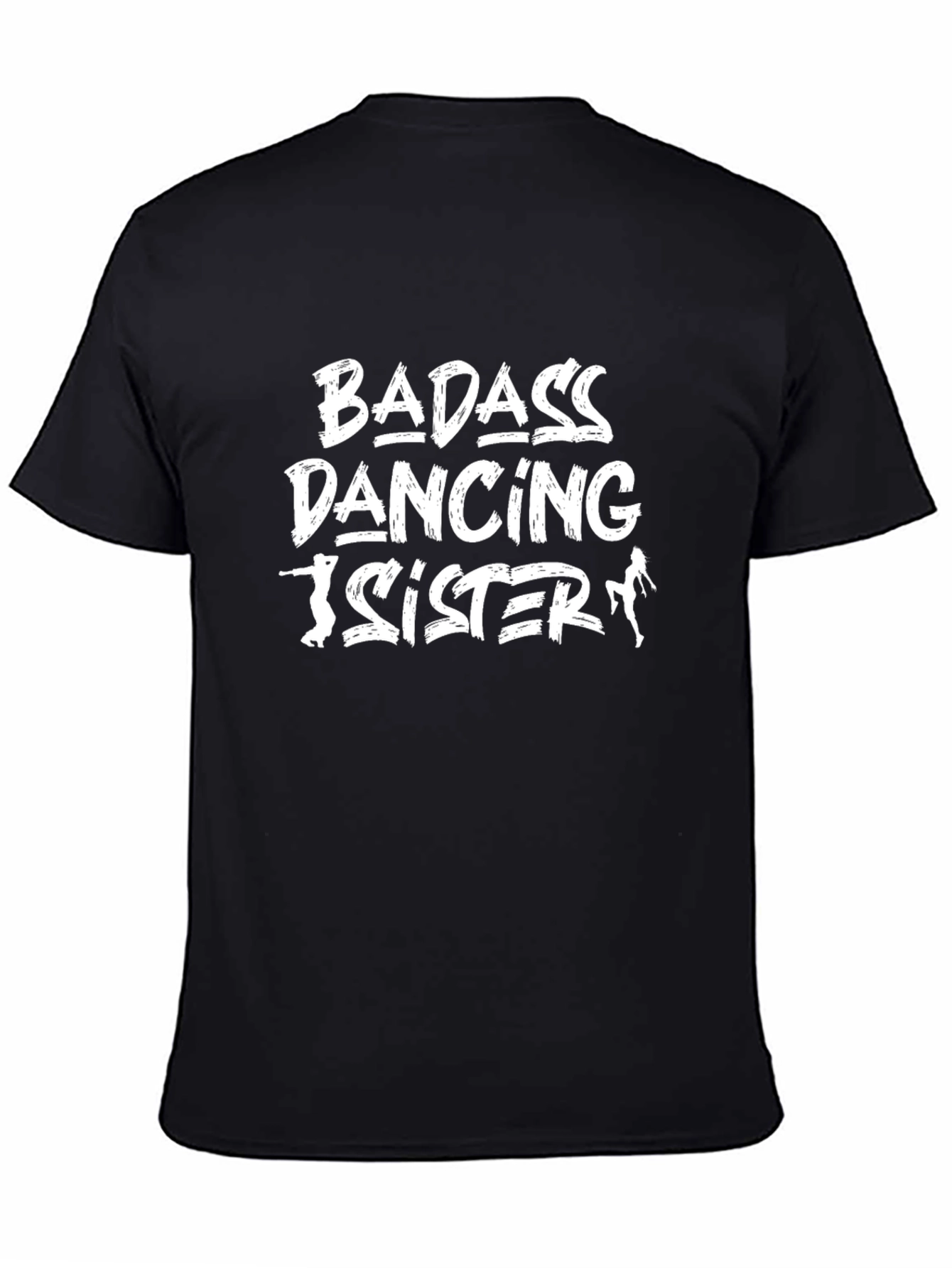 Black Badass Dancing Sister Graphic Tee view 4
