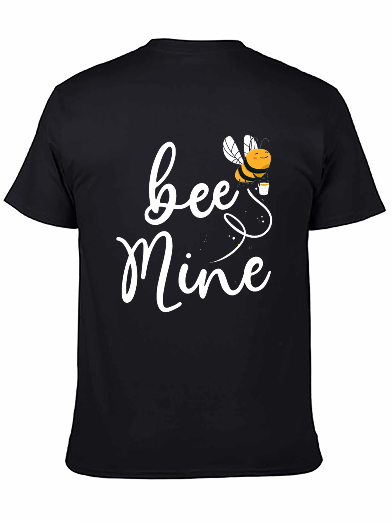 Black Bee Mine Graphic Tee - Valentine's Day Gift view 4