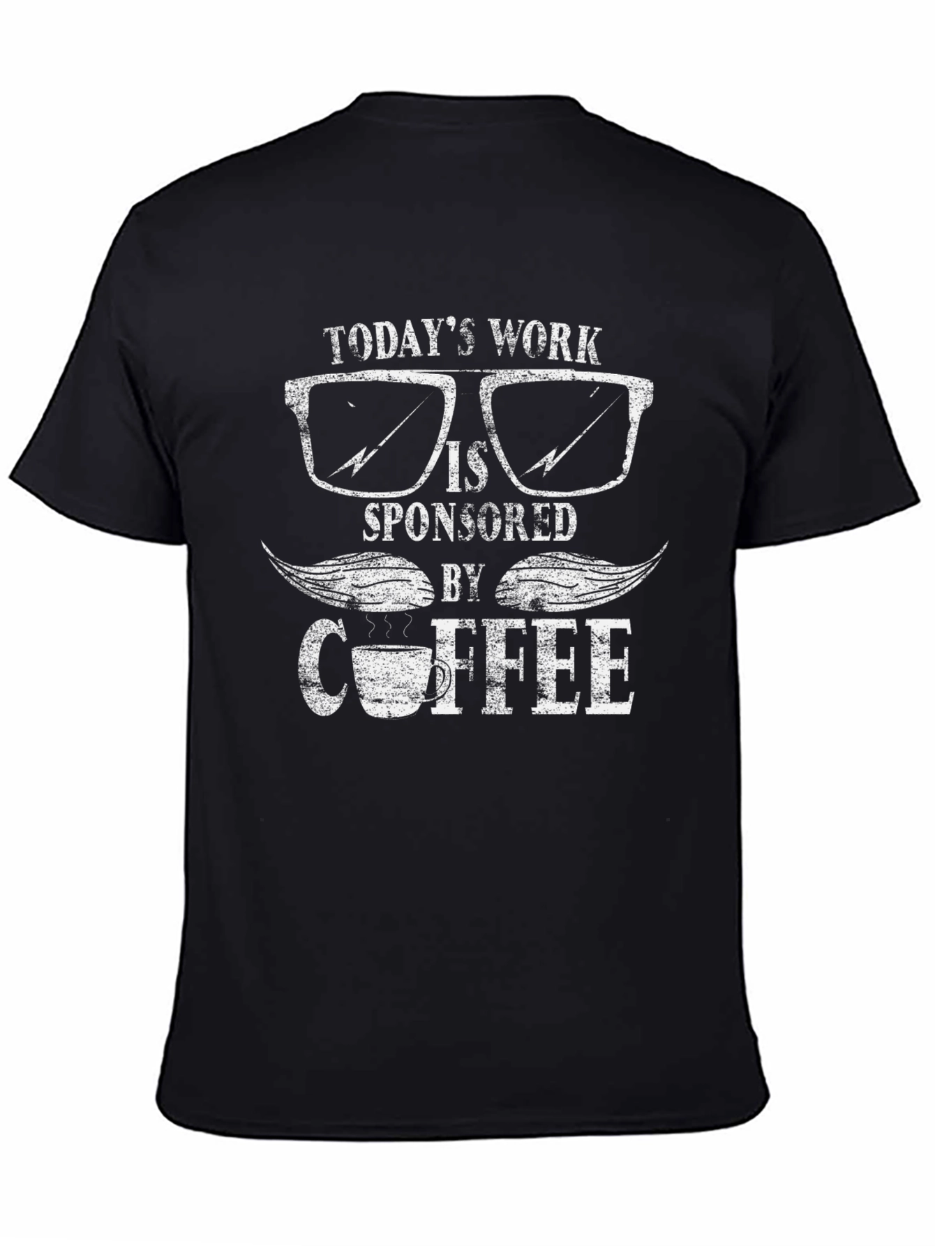 Black Coffee Sponsored Work T-Shirt view 4