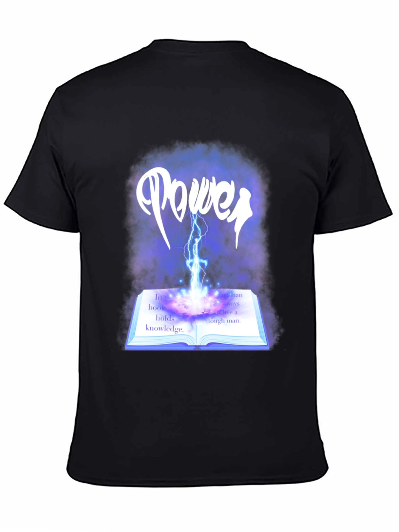 Black Power Knowledge Graphic Novelty T-Shirt view 4