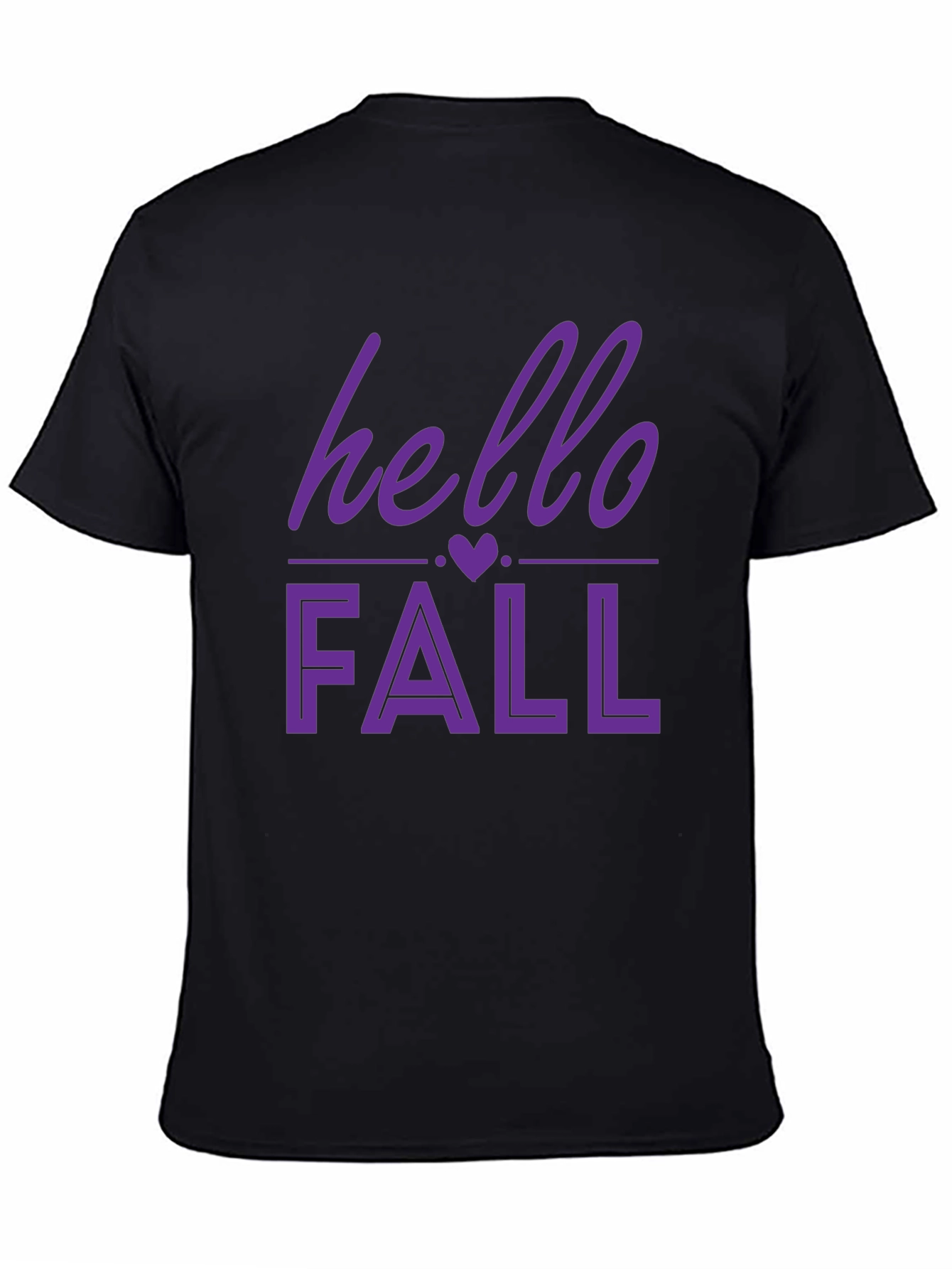 Black Hello Fall Graphic Tee view 4