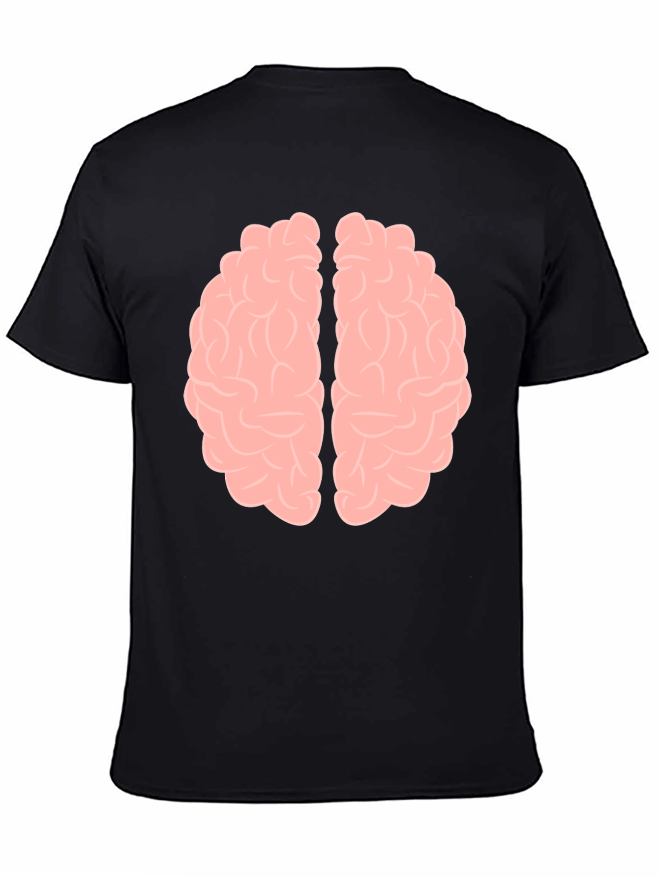 Black Brain Graphic T-Shirt - Smart and Stylish! view 4
