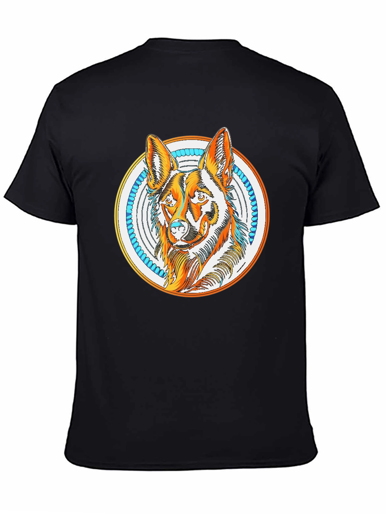 Black Dog Graphic Tee - Cool Canine Design view 4