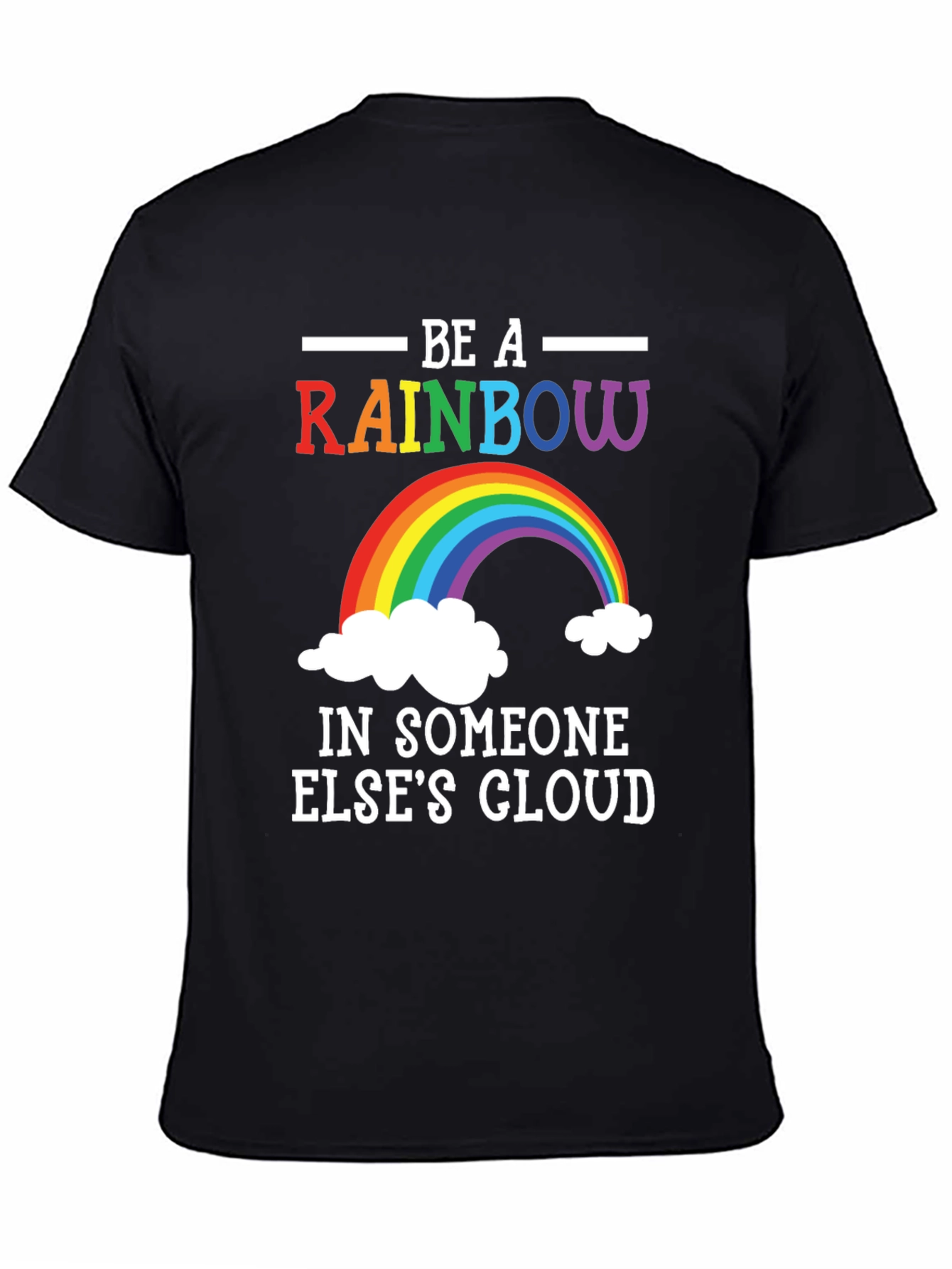 Rainbow Graphic T-Shirt - Be A Rainbow - 4