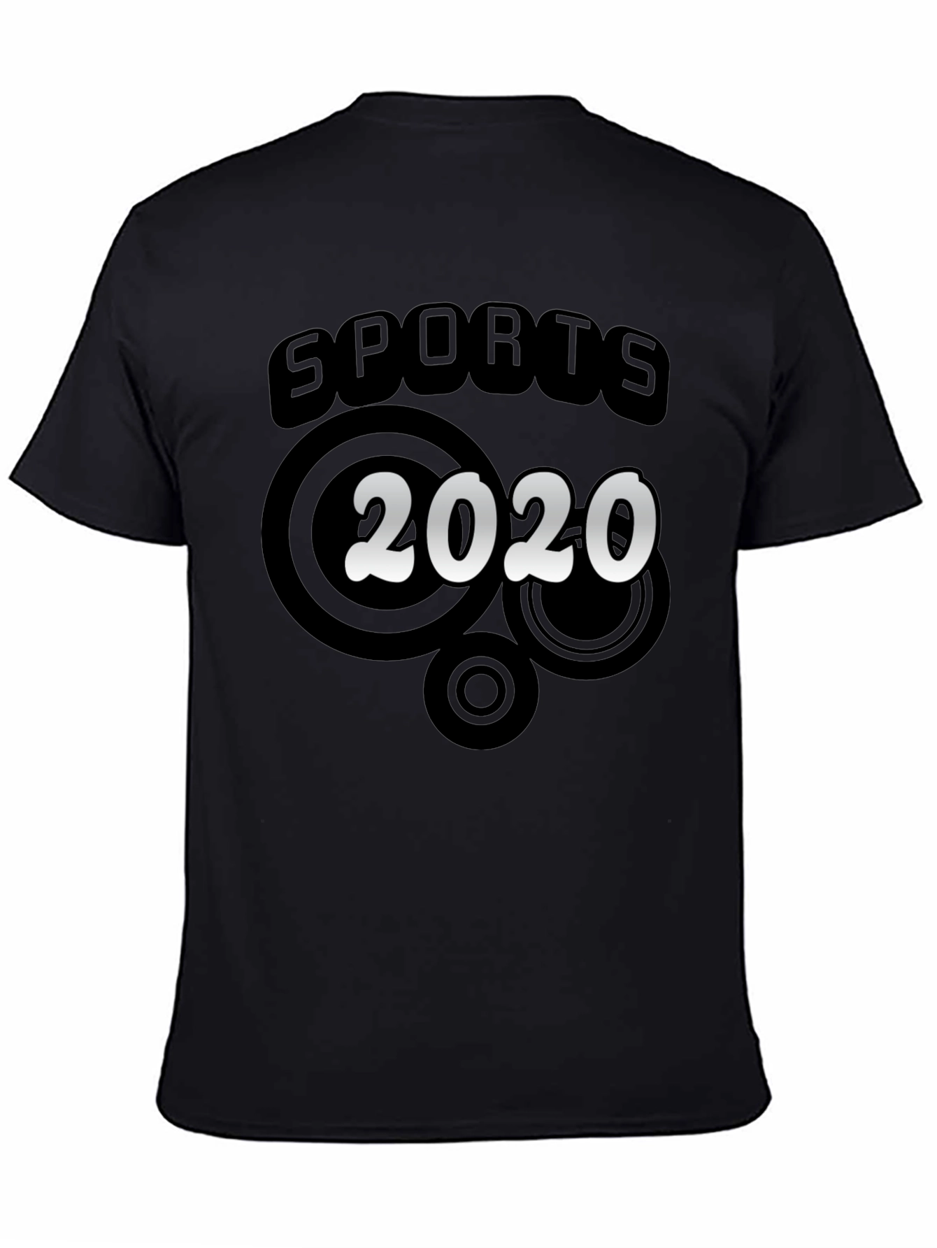 Black Sports 2020 Graphic T-Shirt view 4