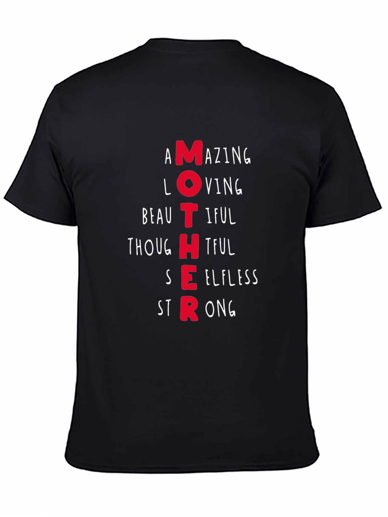 Black Mother Definition Graphic T-Shirt view 4