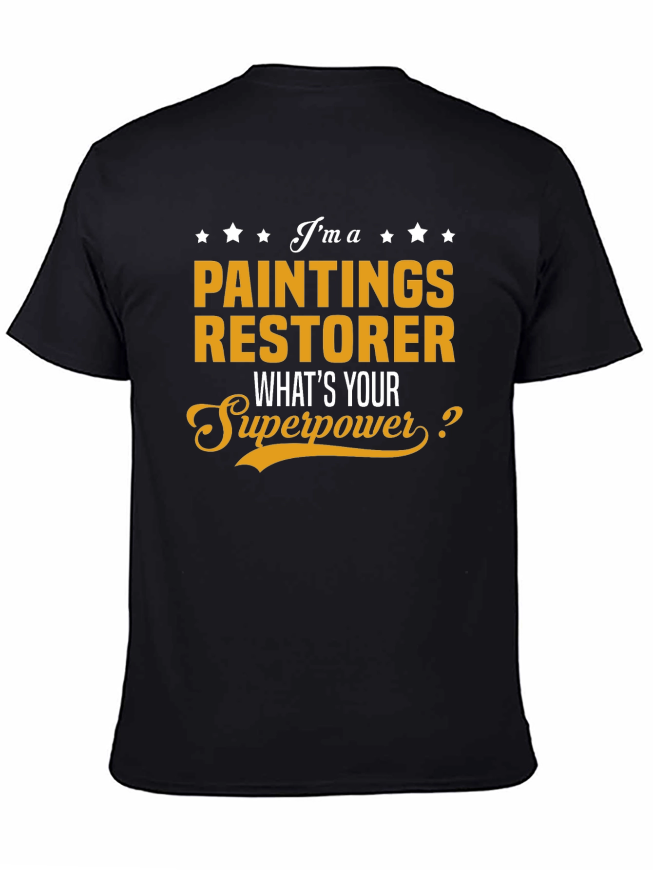 Paintings Restorer Superpower Graphic Tee - 4