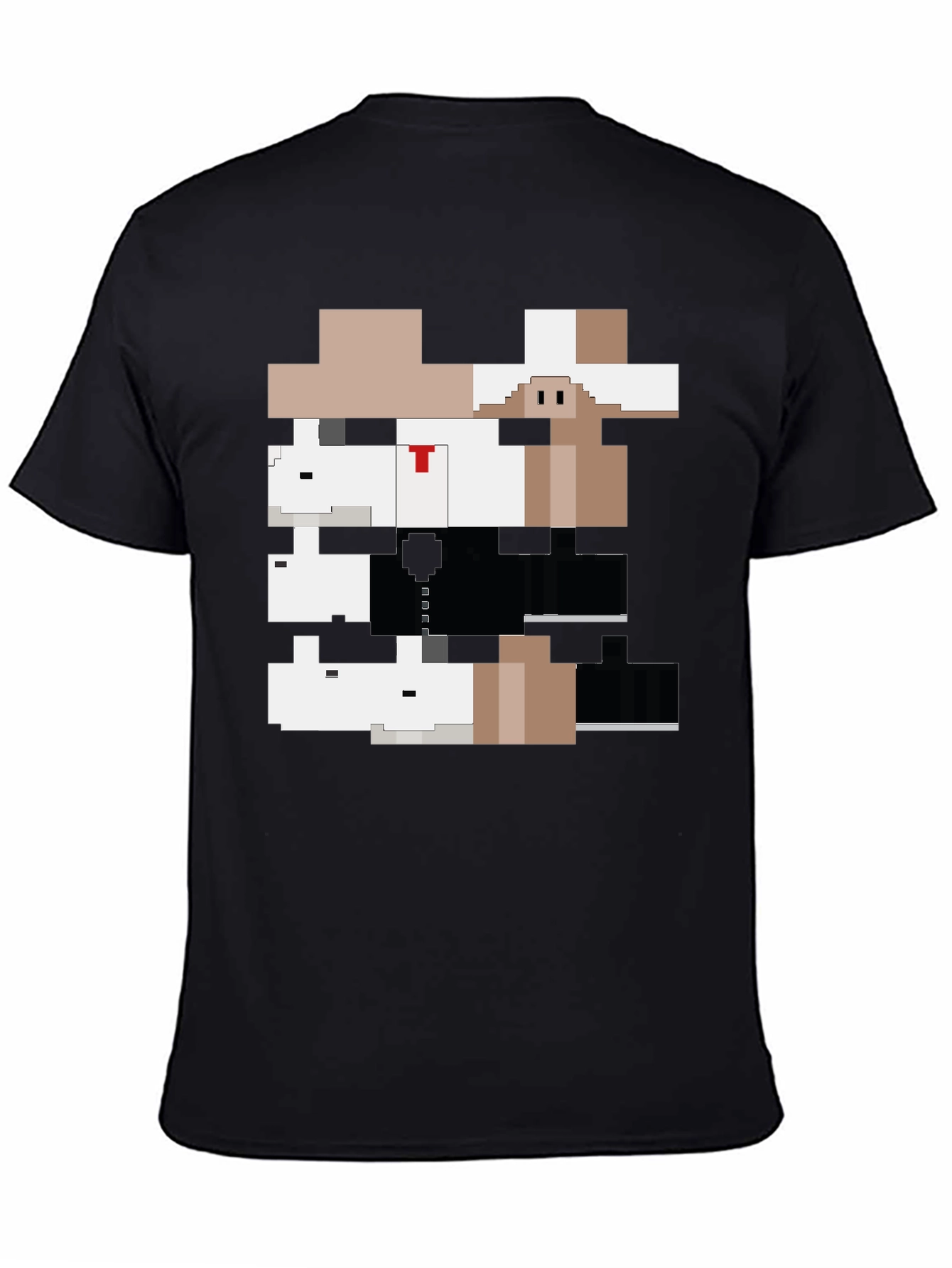 Pixelated Gangster Animals Graphic Tee - 4
