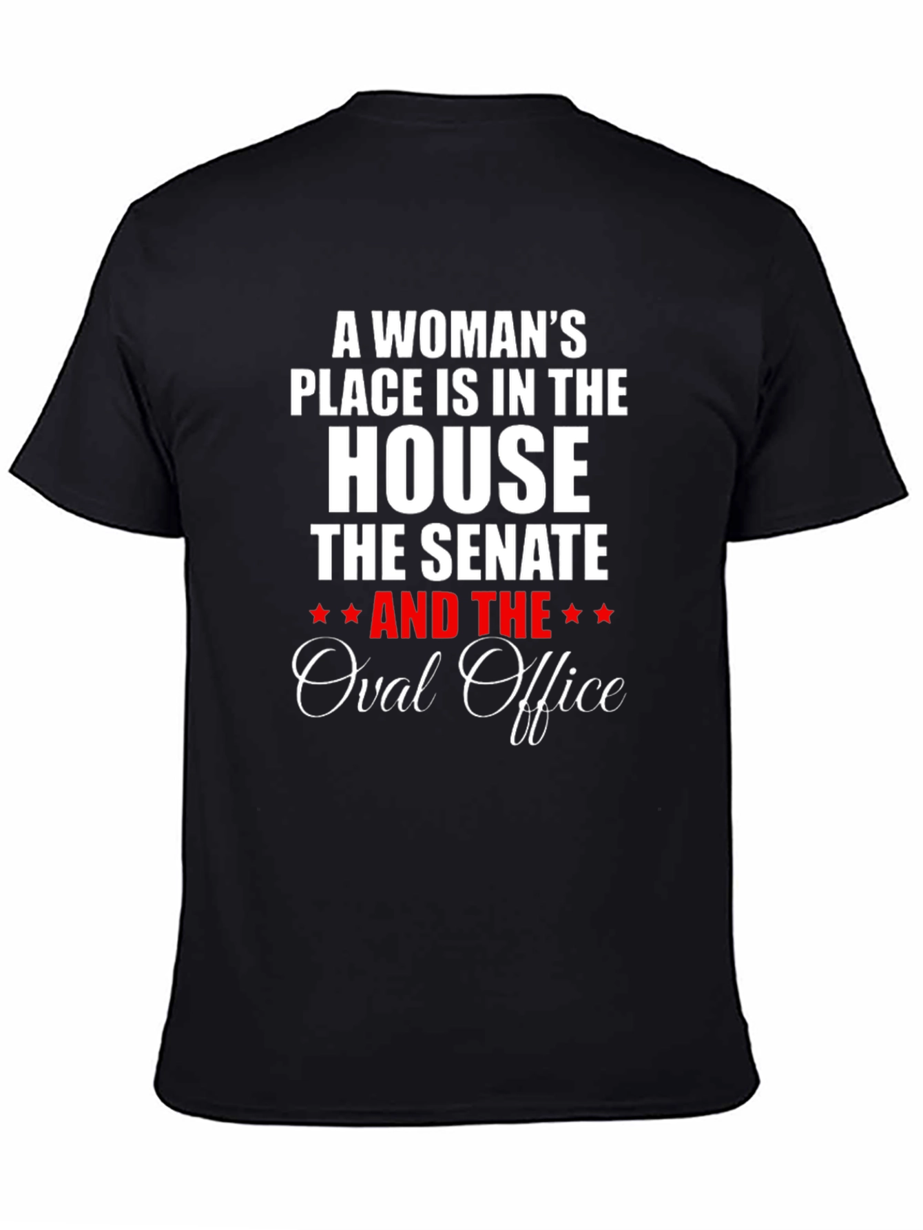 Black Empowered Woman T-Shirt - House, Senate, Oval Office view 4