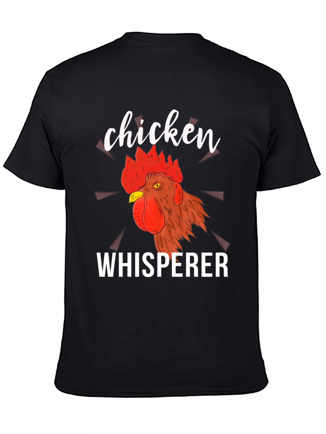 Black Chicken Whisperer Graphic Tee - Black view 4