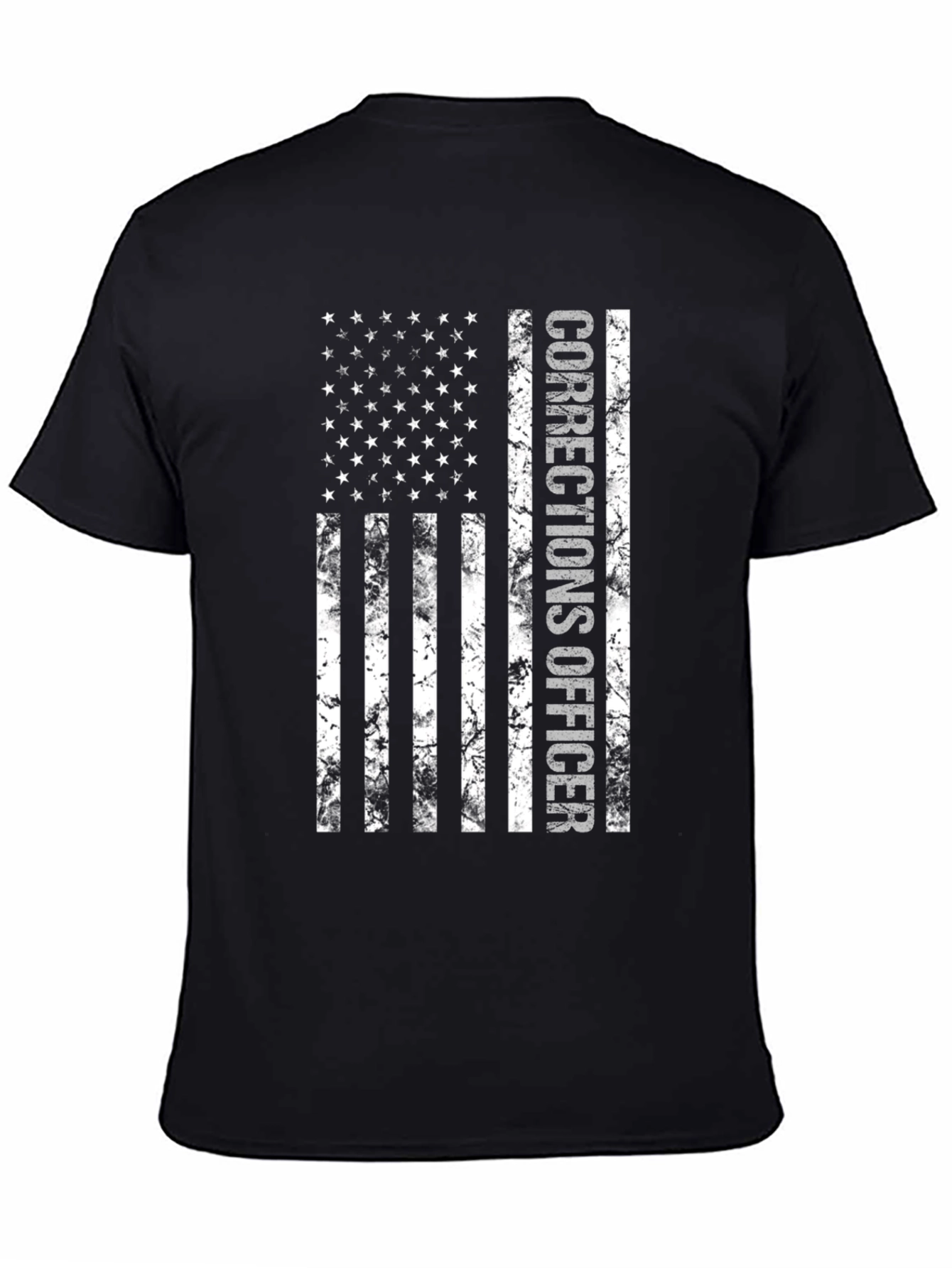 Corrections Officer American Flag T-Shirt - 4