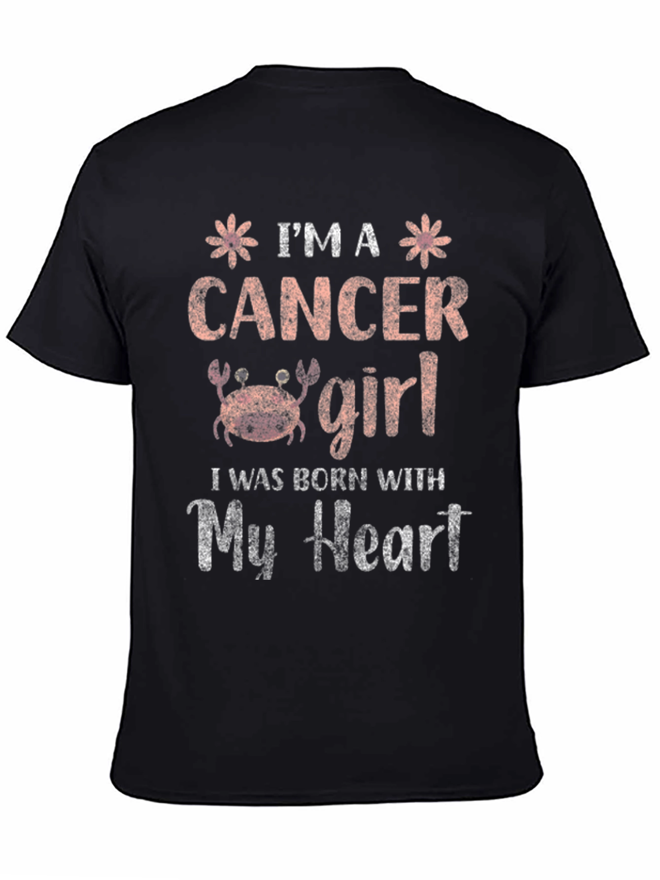 I'm A Cancer Girl Zodiac T-Shirt - 4