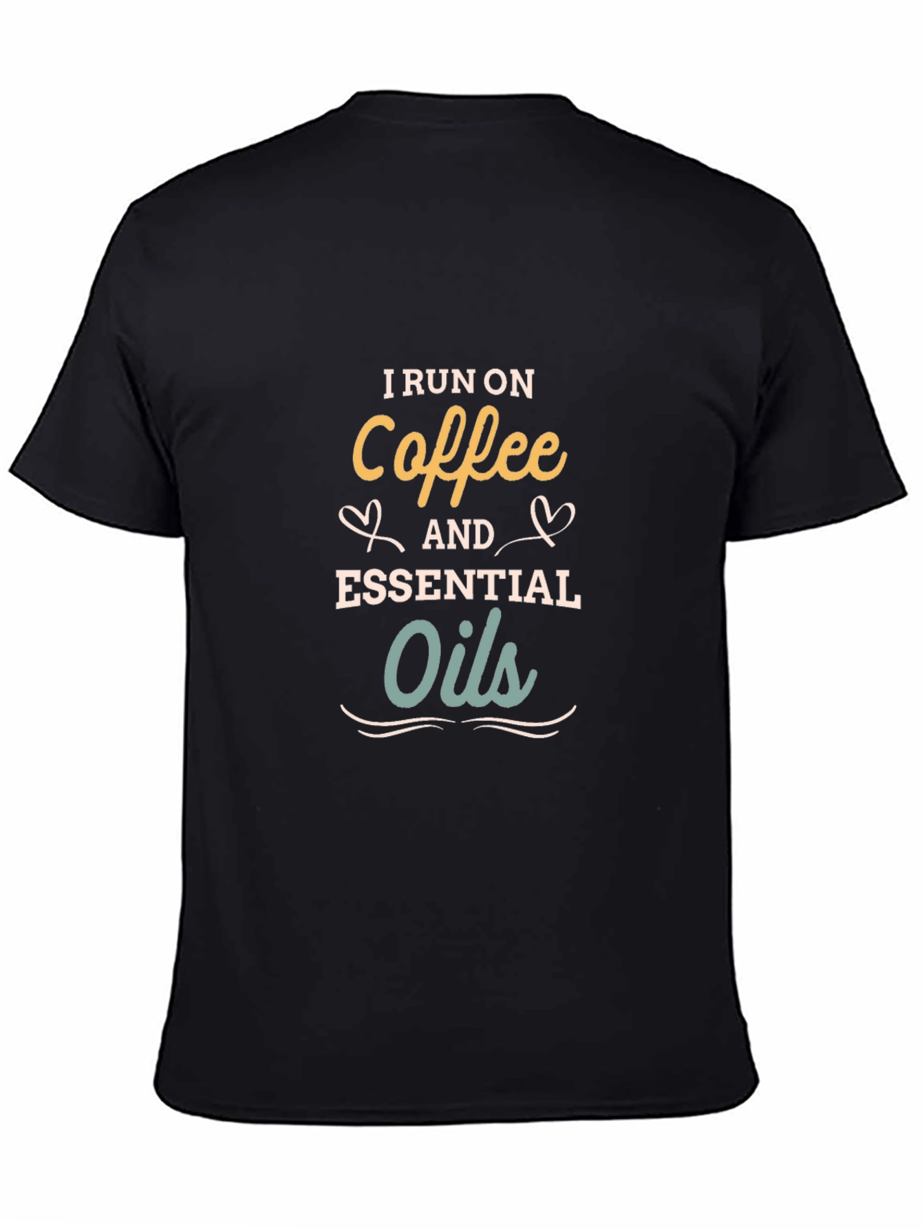 Black Coffee & Essential Oils Graphic Tee view 4