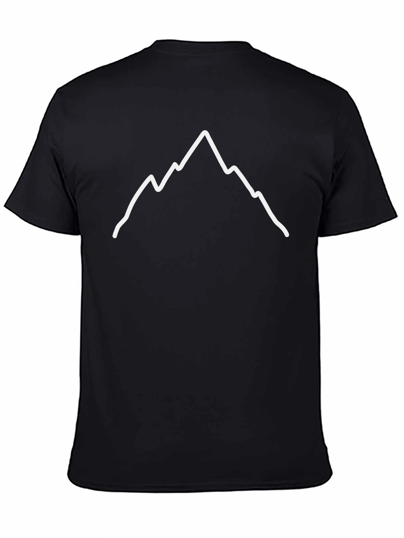 Black Mountain Graphic Tee - Black Short Sleeve Shirt view 4
