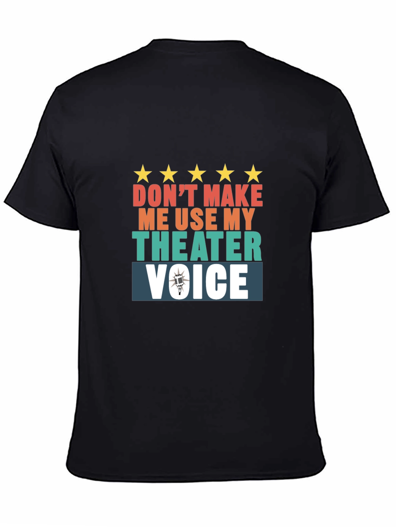 Black Theater Voice Graphic Tee view 4