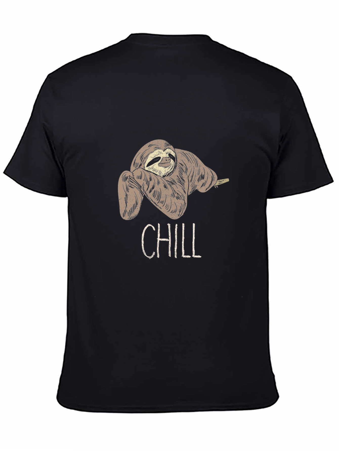 Chill Sloth Graphic Tee - Relaxed Fit - 4