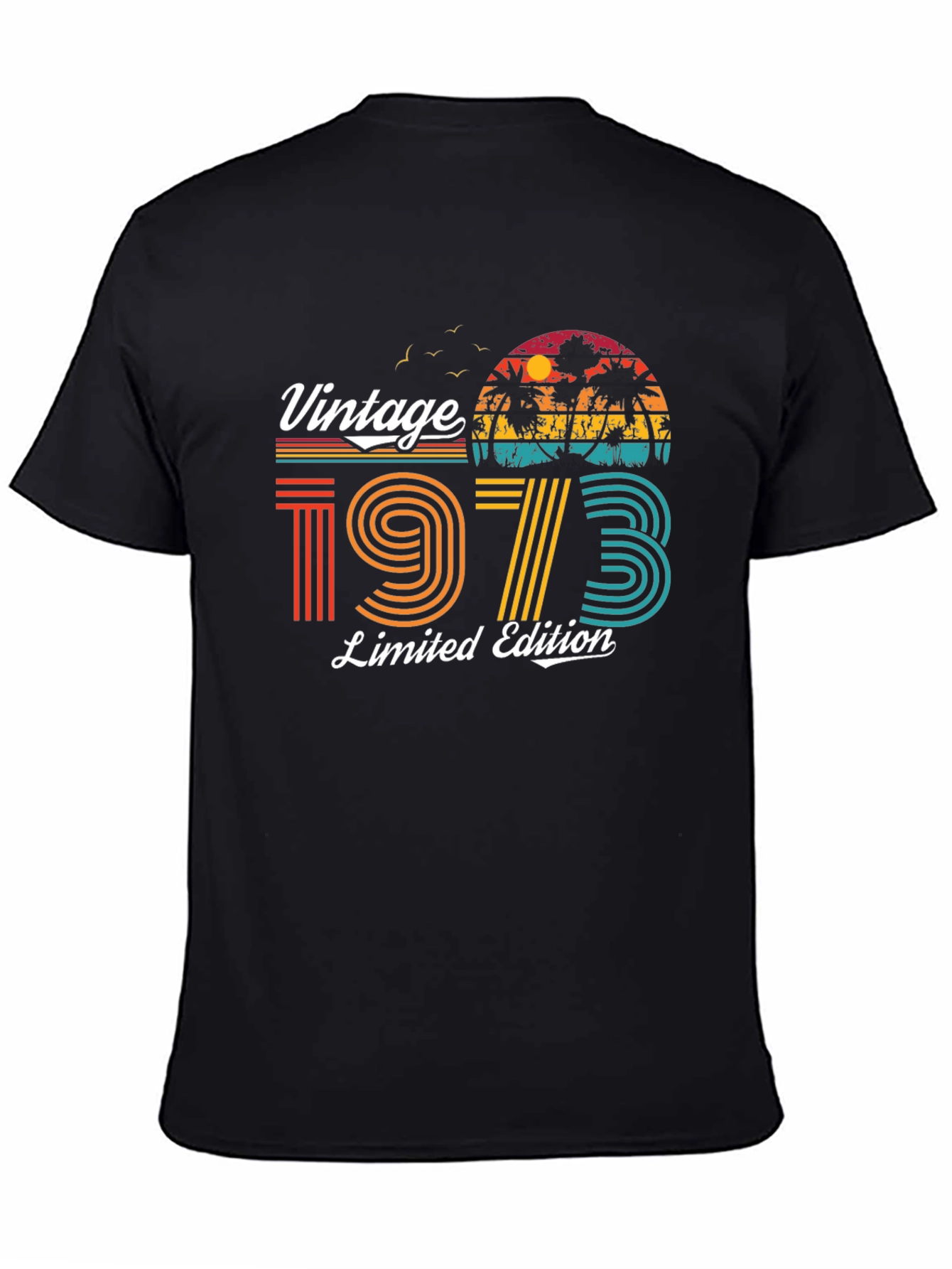 Black Vintage 1973 Limited Edition Graphic T-Shirt view 4