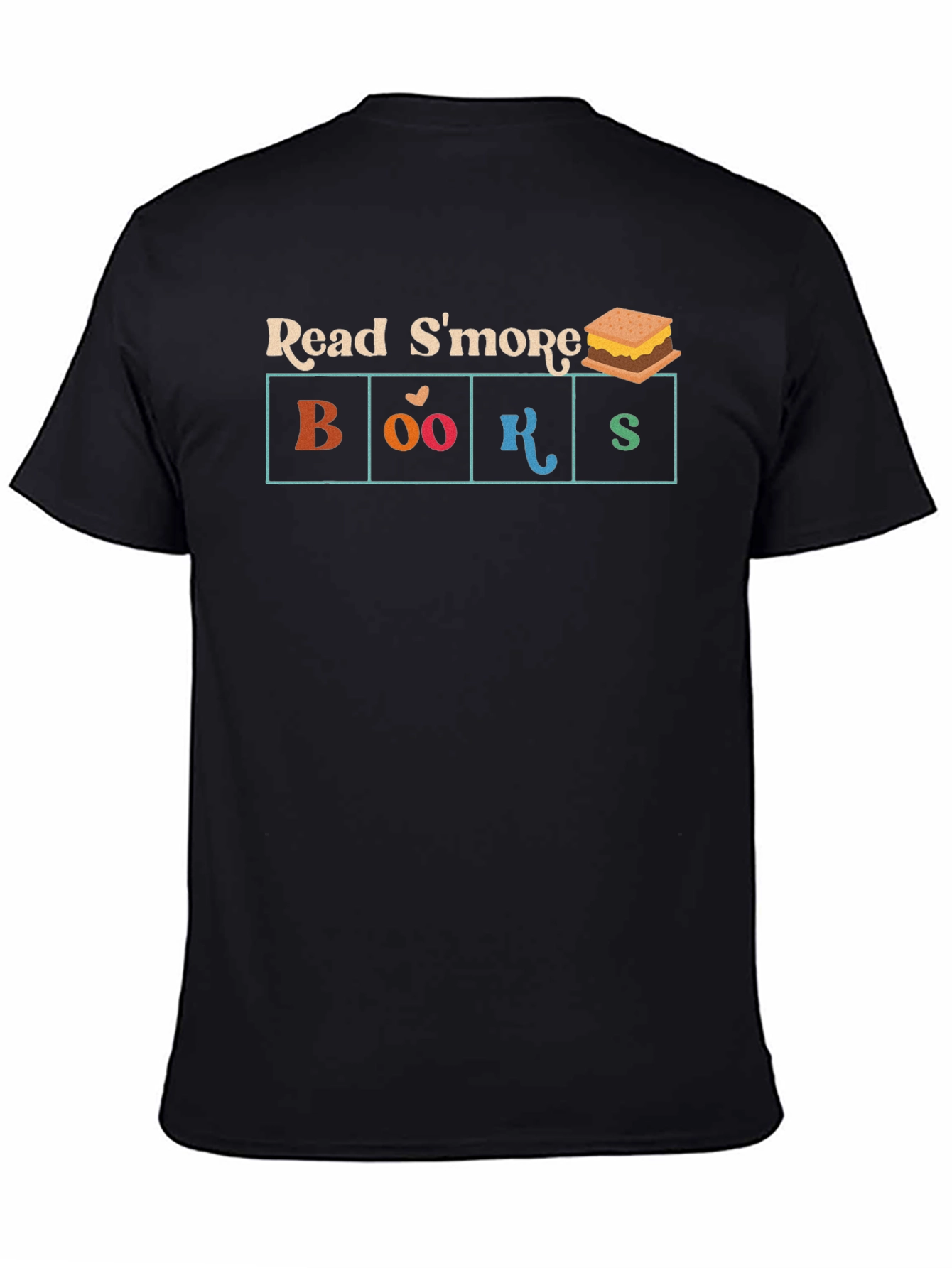 Black Read S'more Books Graphic T-Shirt view 4
