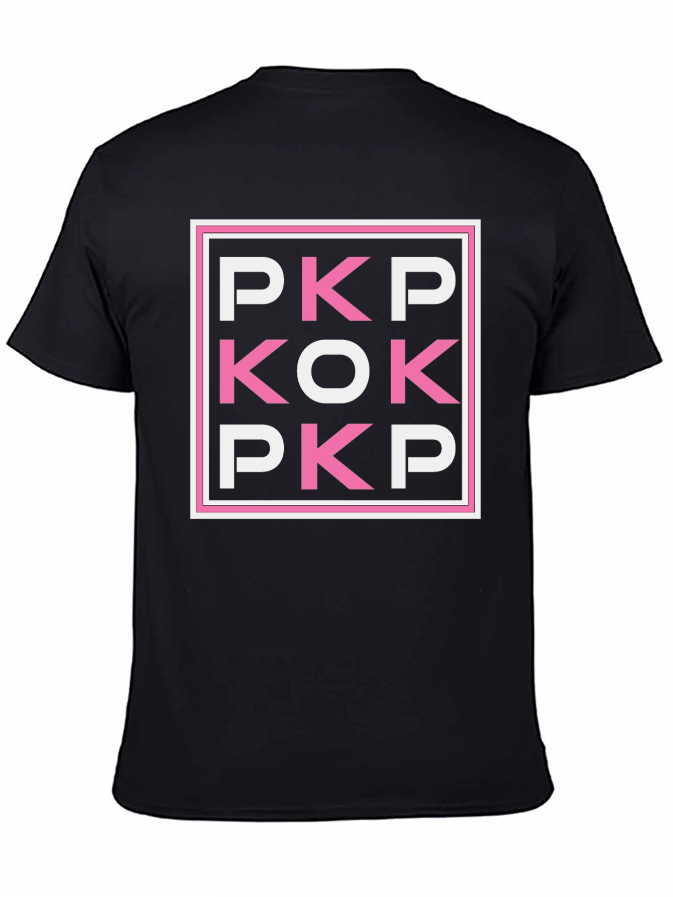 Black PKP KOK PKP Graphic Tee - Black Cotton T-Shirt view 4