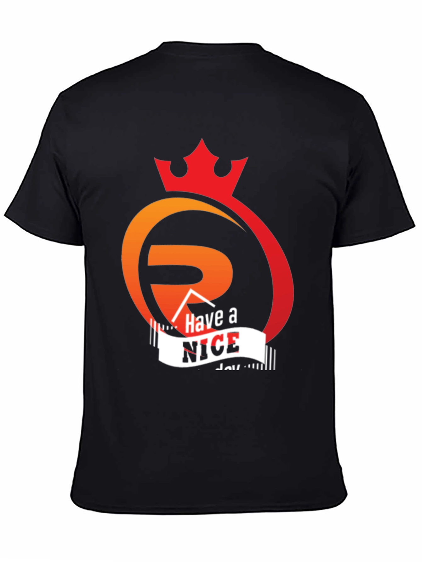 Black Have a Nice Day Graphic T-Shirt - Stylish Comfort view 4