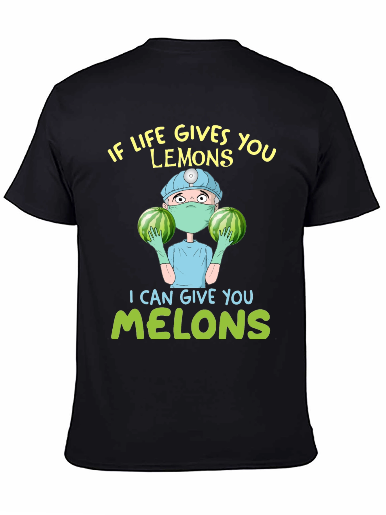 Black If Life Gives You Lemons T-Shirt view 4