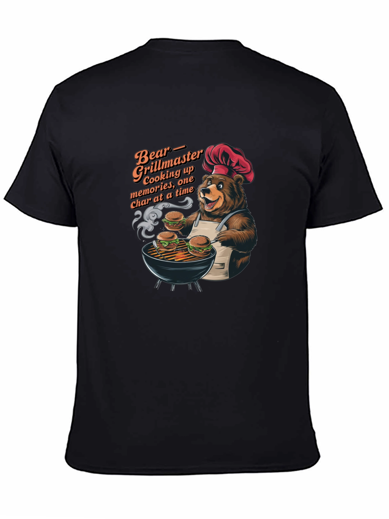 Bear Grillmaster T-Shirt: One Char at a Time! - 4