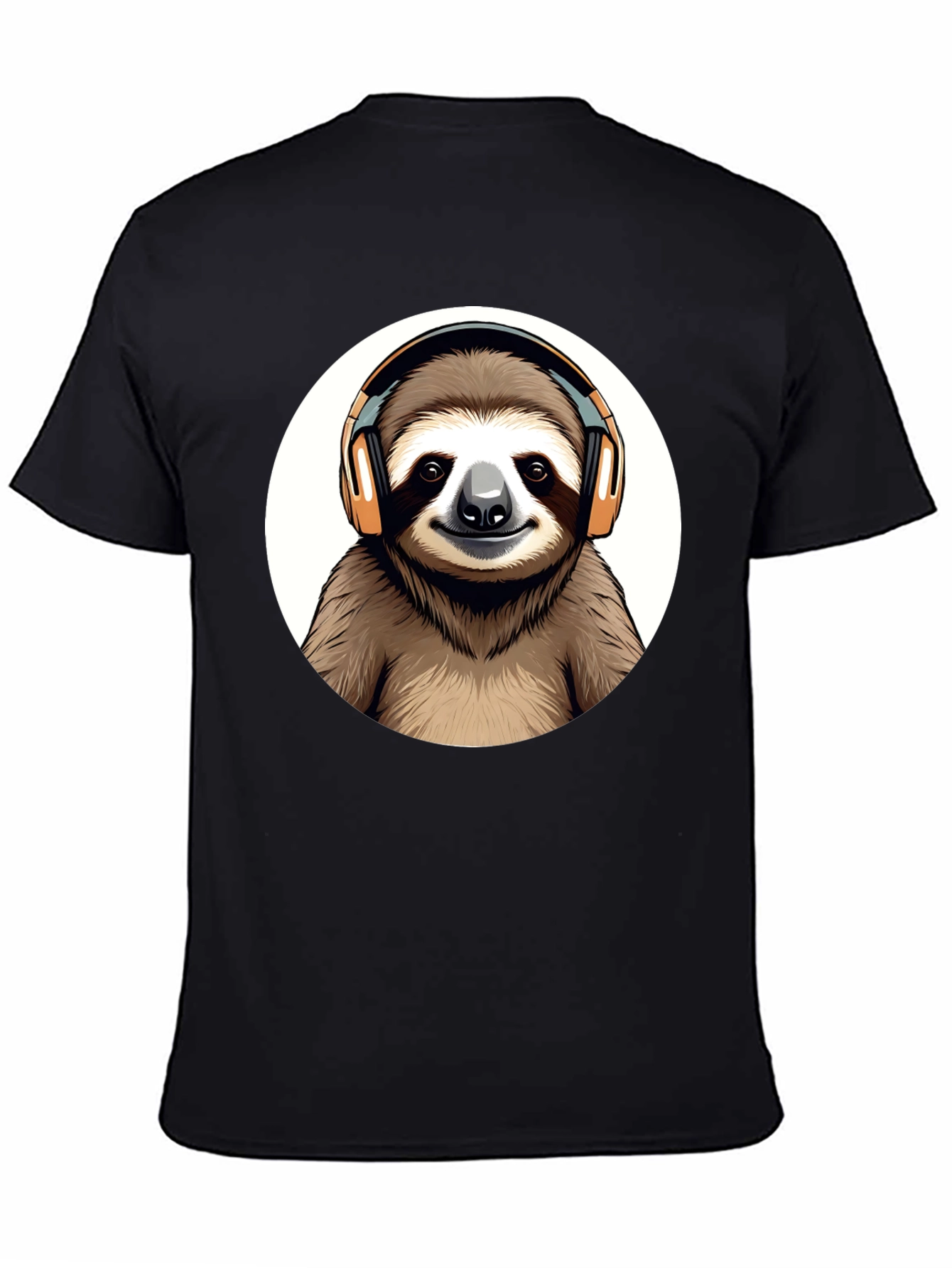 Black Sloth DJ Graphic Tee view 4