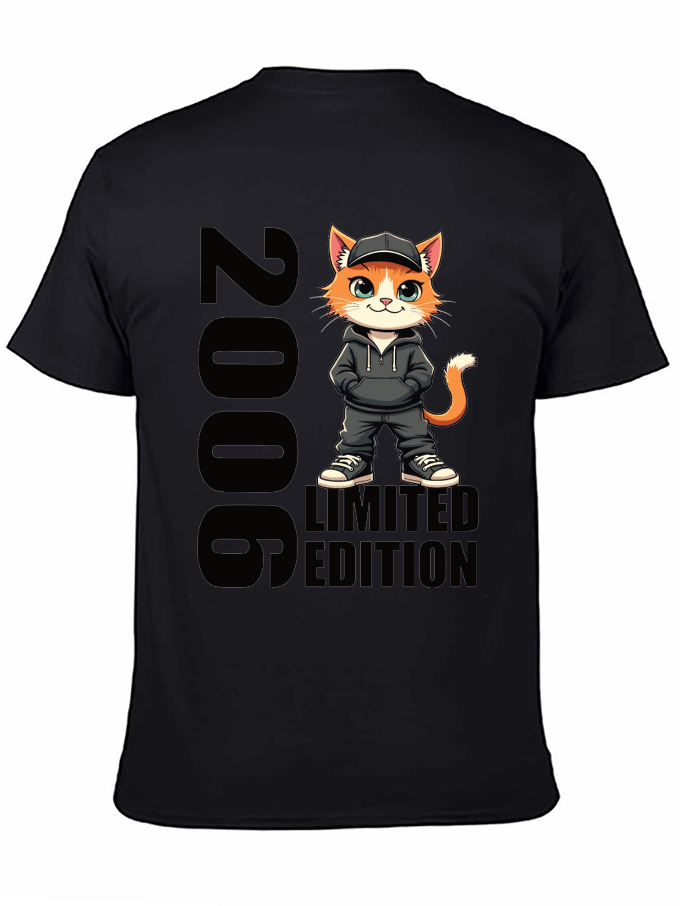 Black 2006 Limited Edition Cat T-Shirt view 4