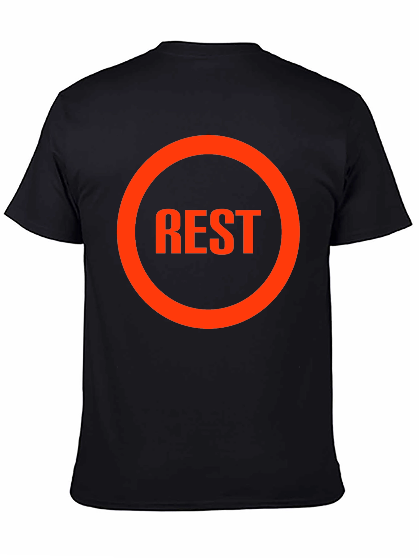 Black REST Graphic Tee - Casual Comfort view 4