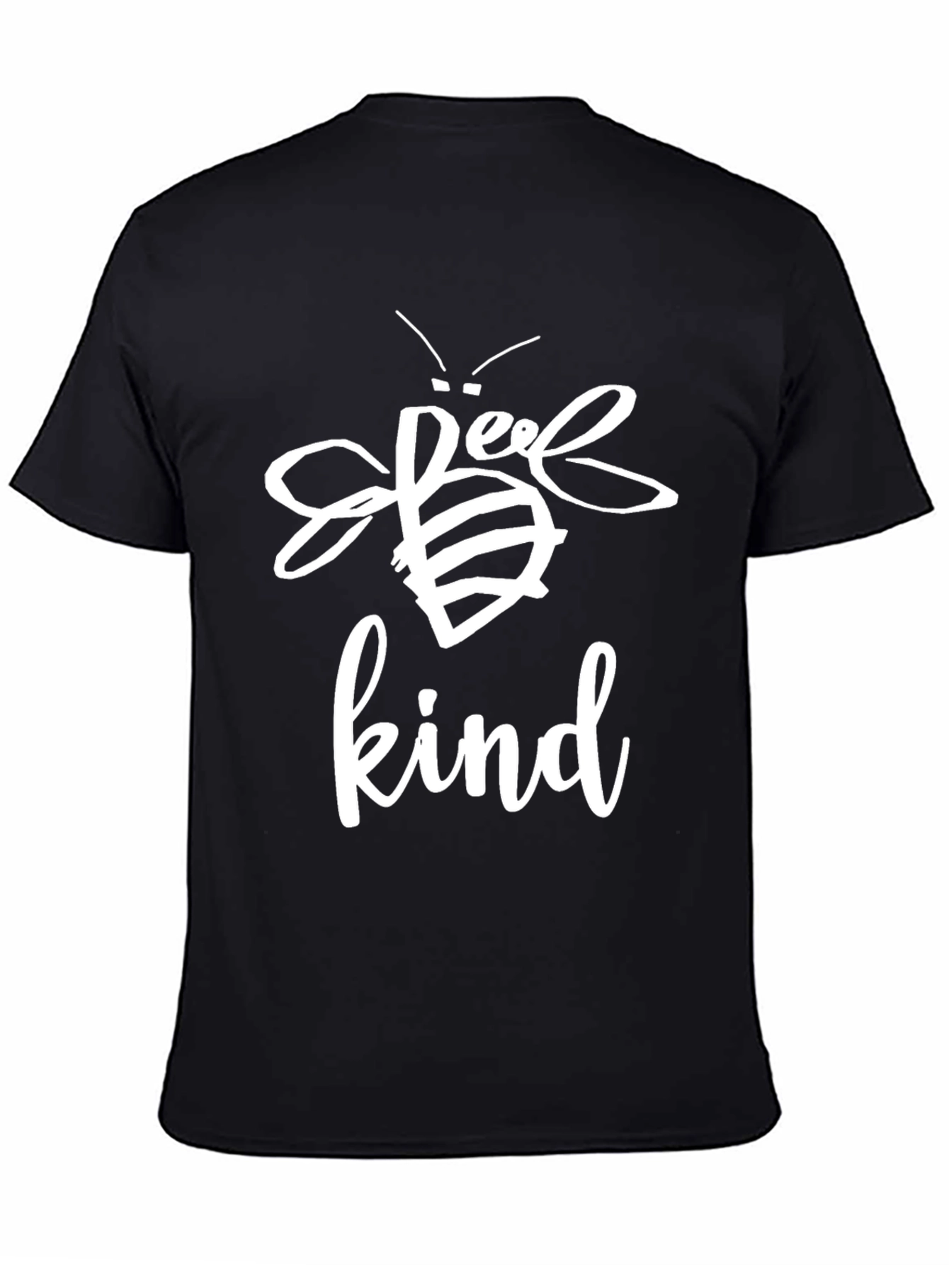 Black Bee Kind T-Shirt - Positive Message Tee view 4