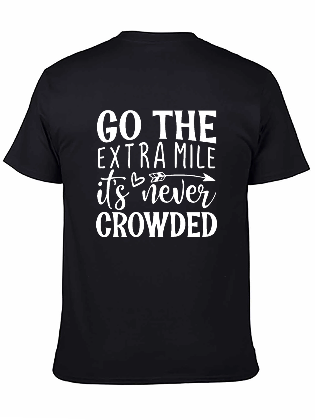 Black Go the Extra Mile T-Shirt view 4