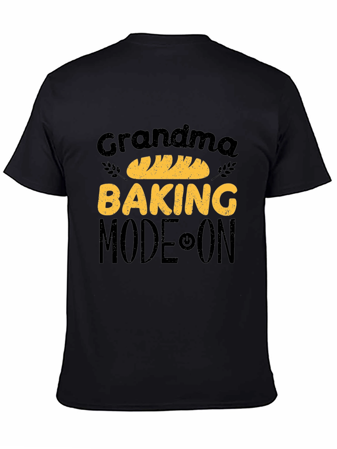 Black Grandma Baking Mode On T-Shirt view 4