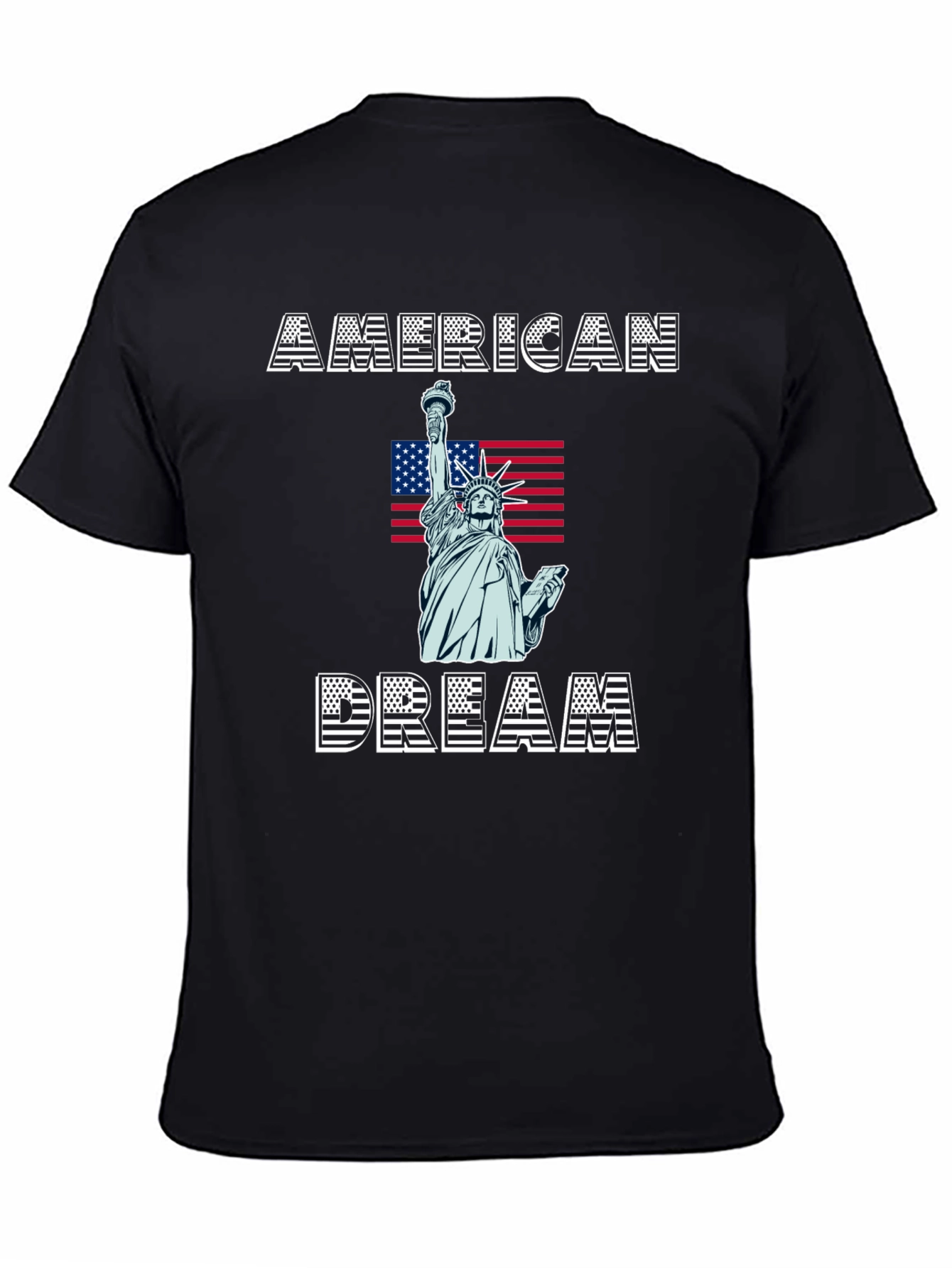 Black American Dream Graphic T-Shirt view 4