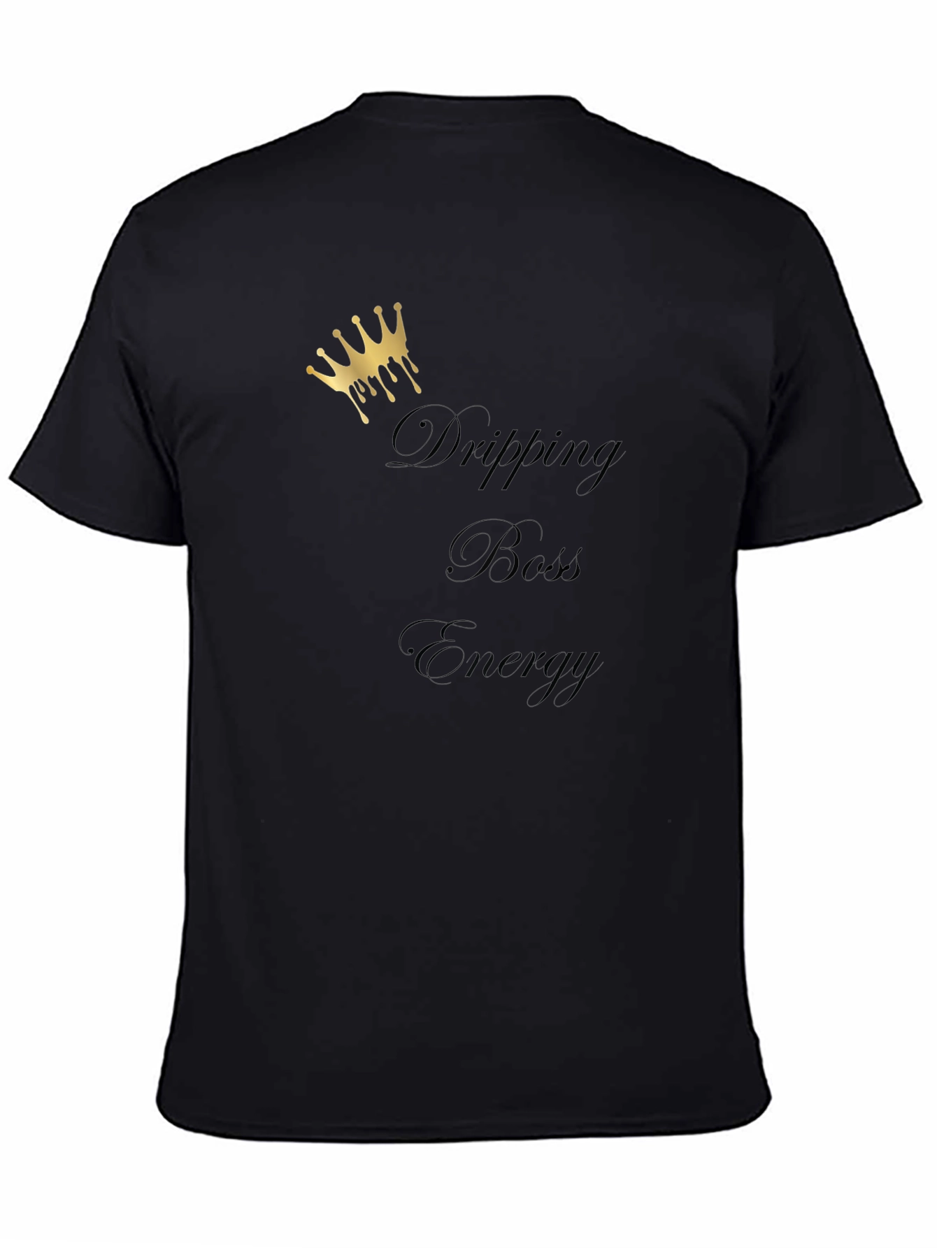 Black Dripping Boss Energy Black T-Shirt view 4