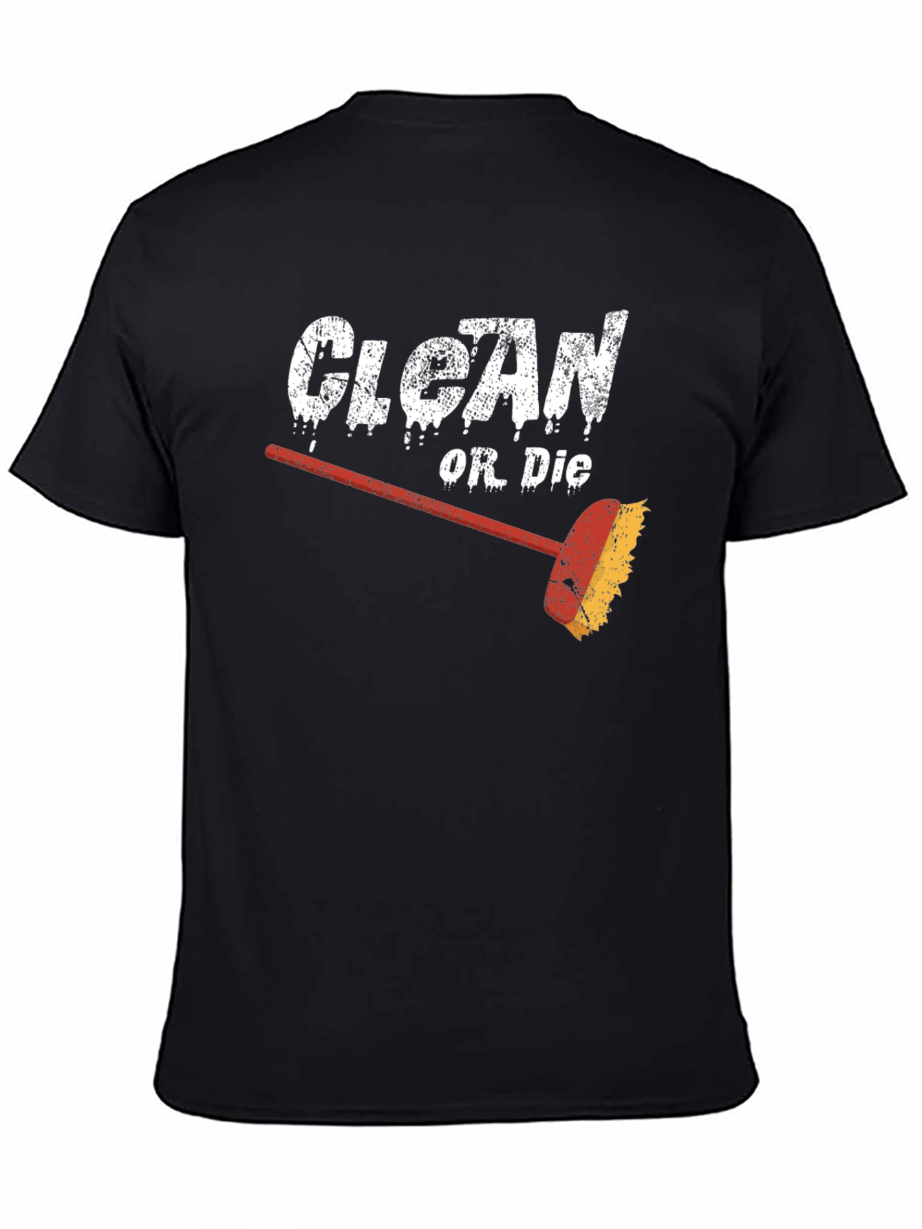 Black Clean or Die Graphic Tee view 4