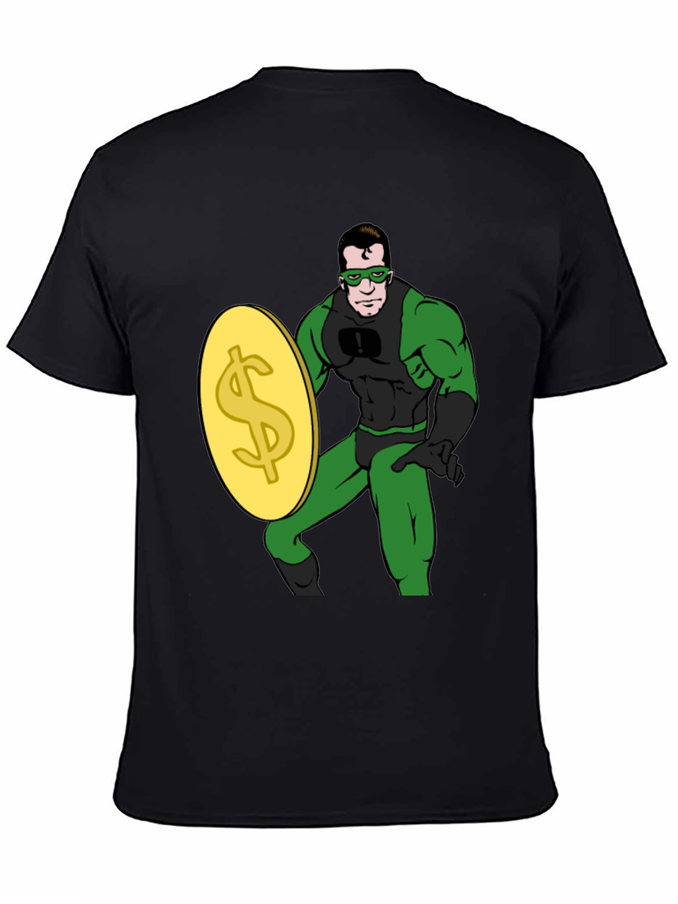 Black Dollar Defender T-Shirt view 4