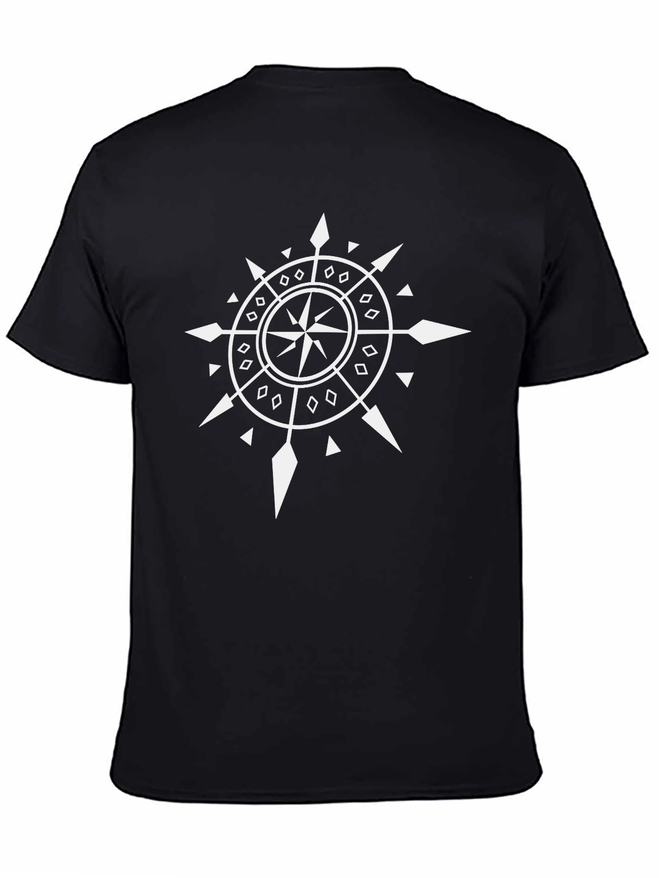 Black Compass Graphic Tee - Black view 4