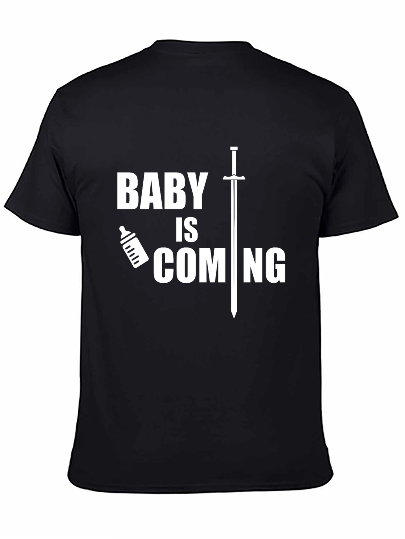 Black Baby Is Coming - Novelty T-Shirt view 4