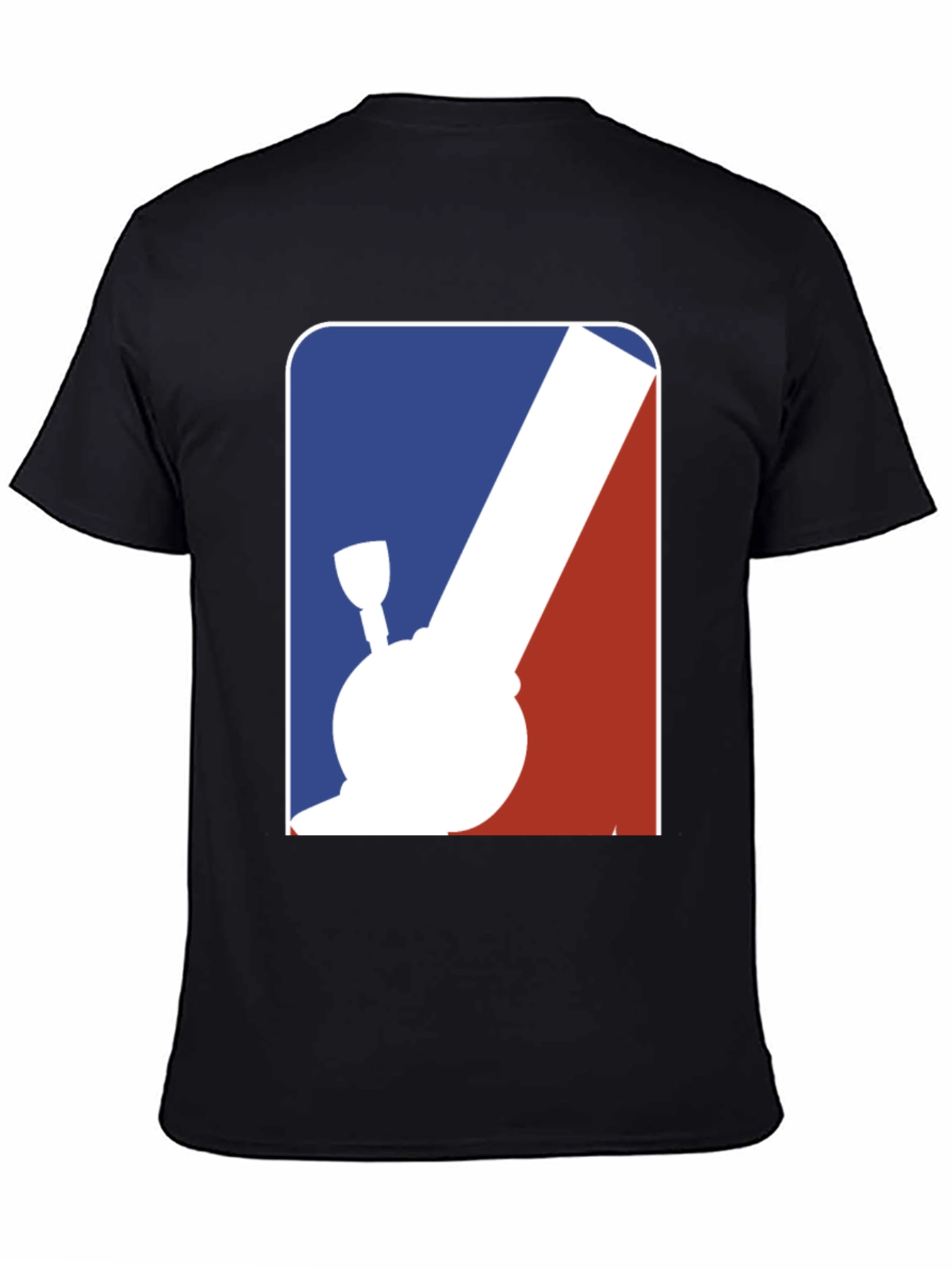 Black Novelty Bong Graphic Tee - Cool & Edgy T-Shirt view 4