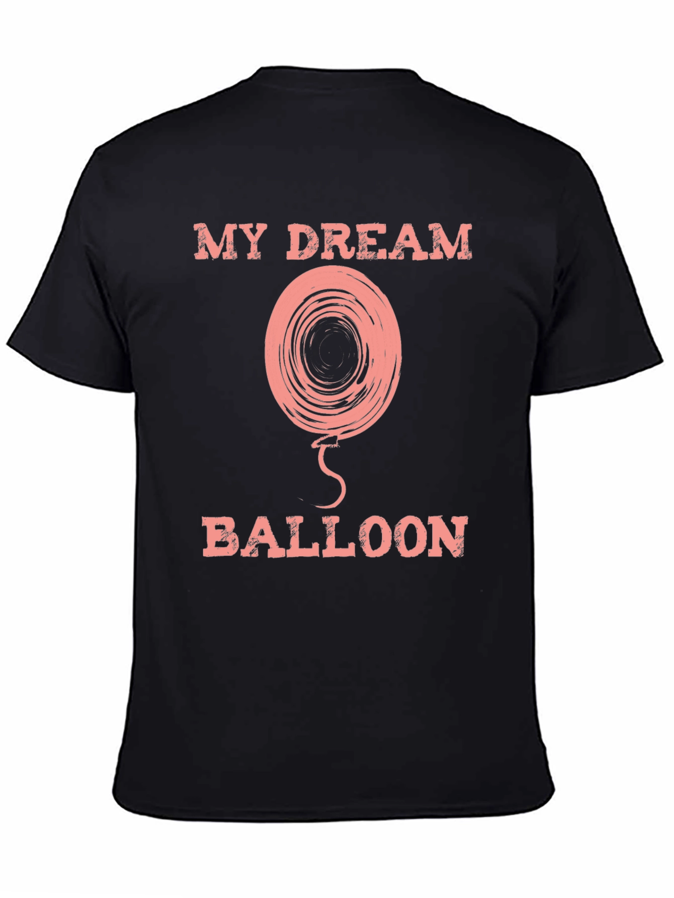 Black My Dream Balloon Black Graphic Tee view 4